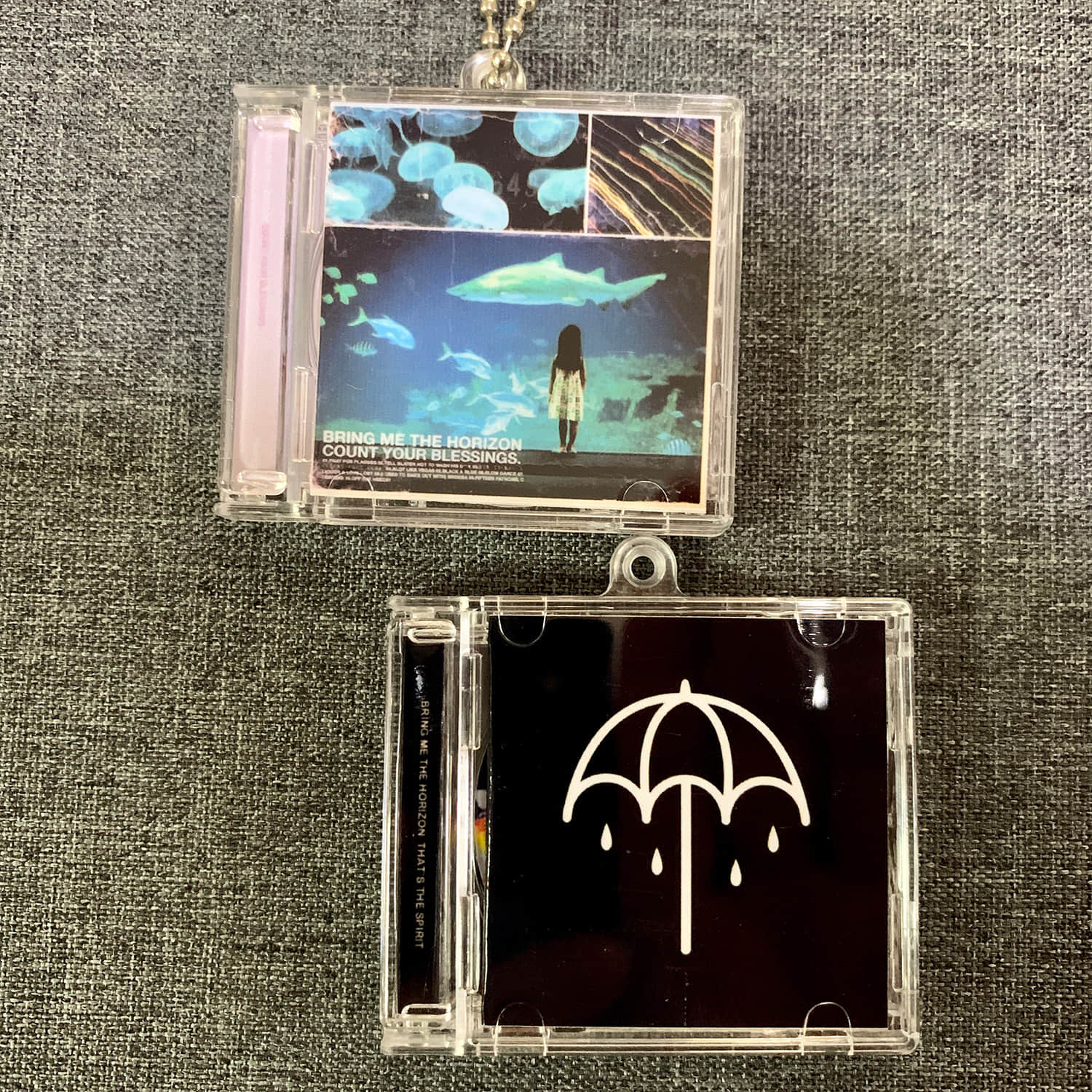 Bring Me The Horizon Little CD Album Cover Keychains – That's The Spirit -Count Your Blessings