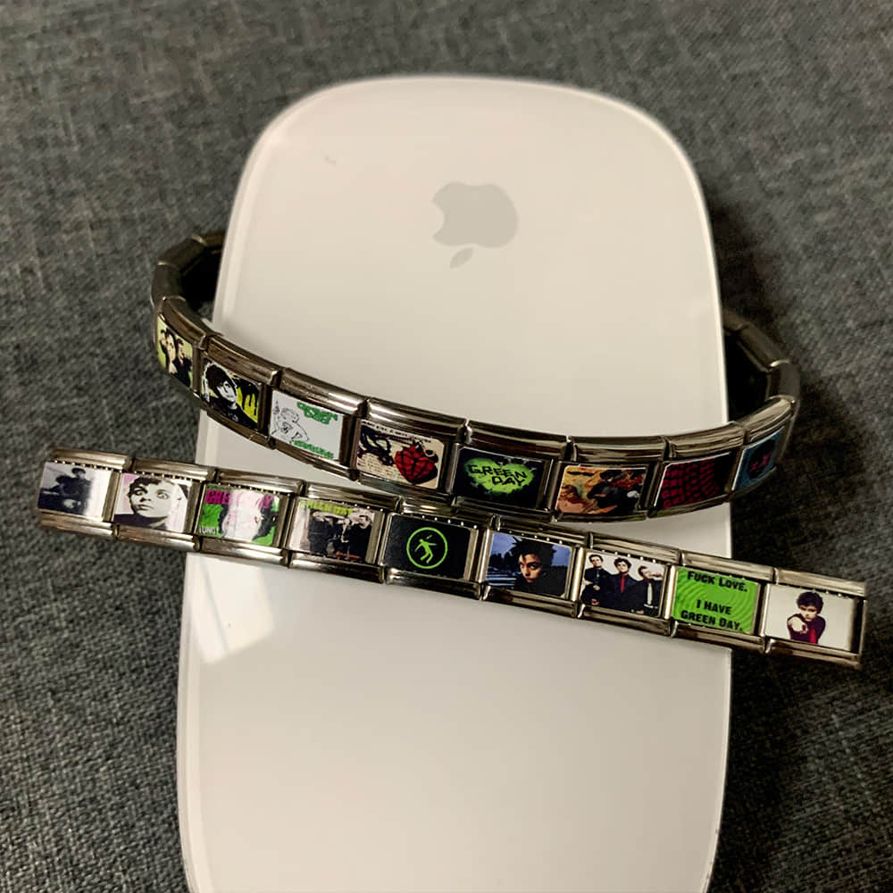 Green Day Band Italian Bracelet