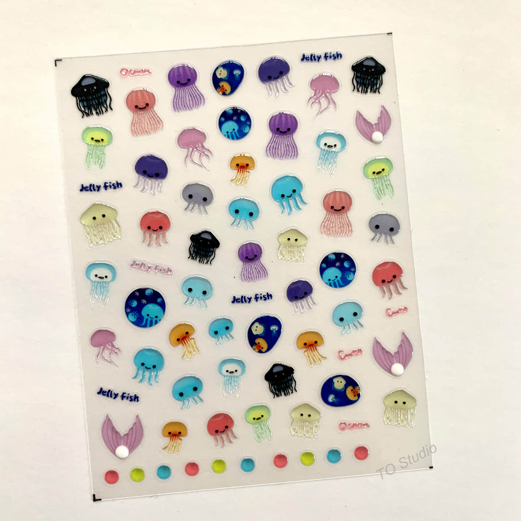 Cute jelly jellyfish sticker - mini size-FUU Studio