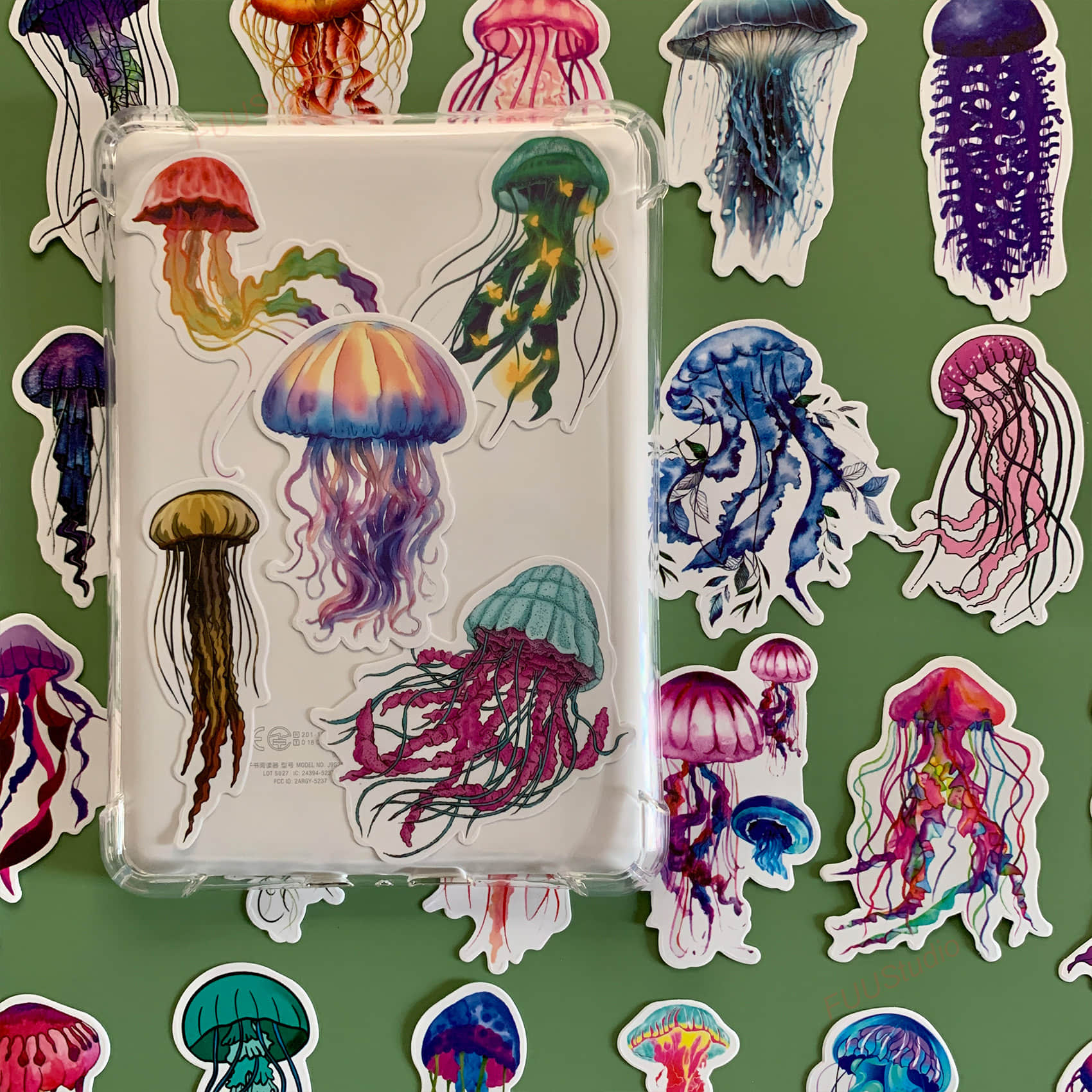 Jellyfish Sticker Pack 50 pieces-FUU Studio