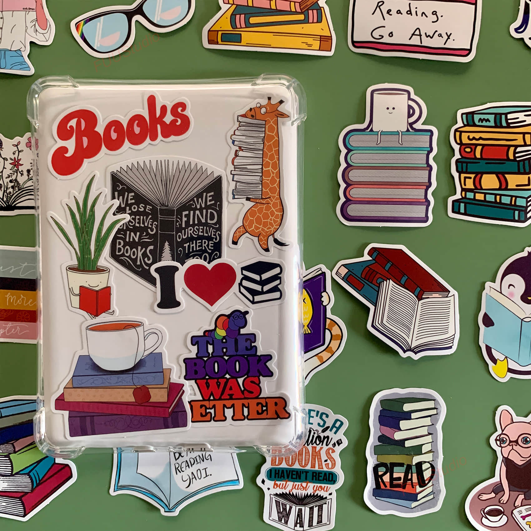 Reading and Books Sticker Pack 50 pieces -Part 2-FUU Studio