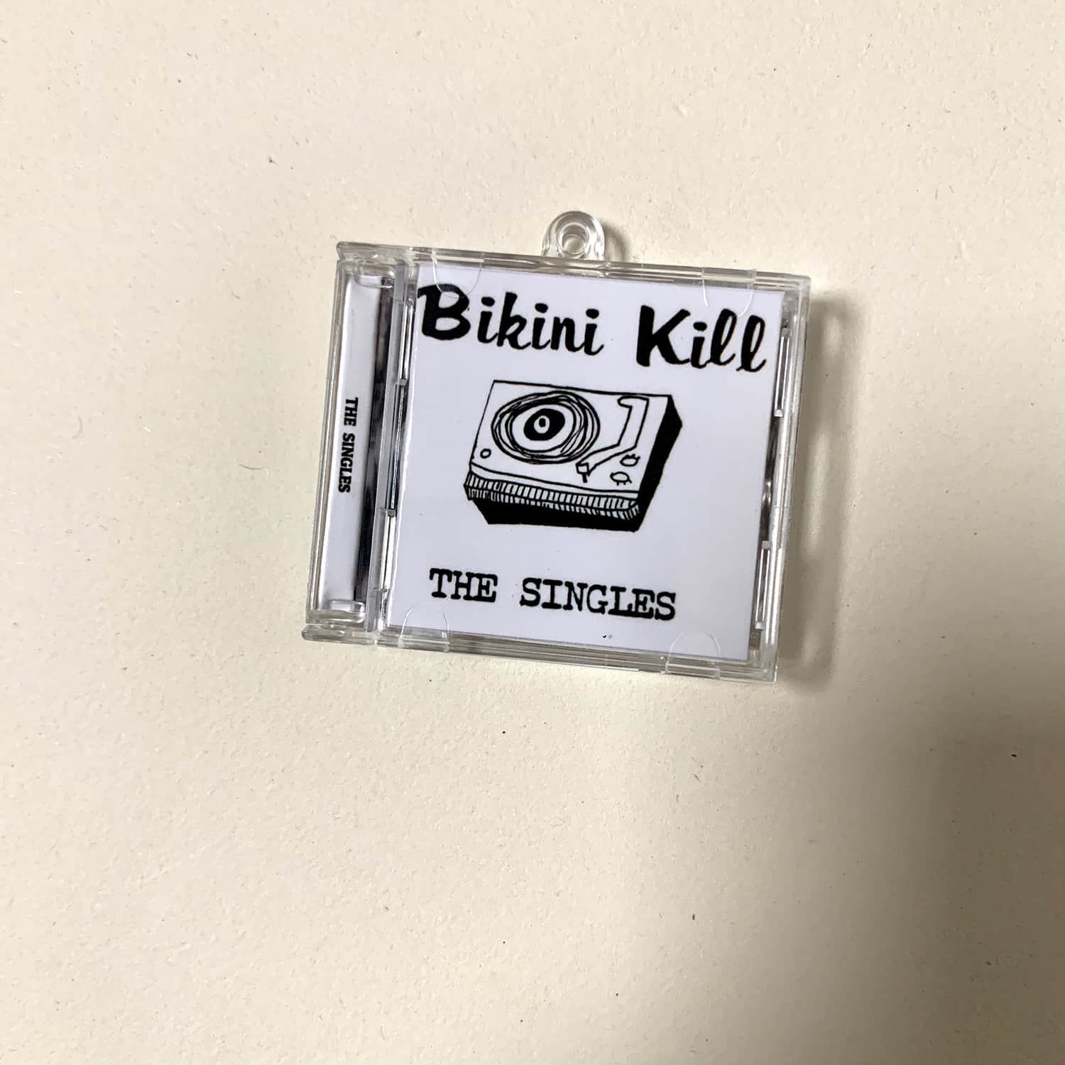 Bikini Kill Little CD Album Cover Keychains  - The Singles and Pussy Whipped