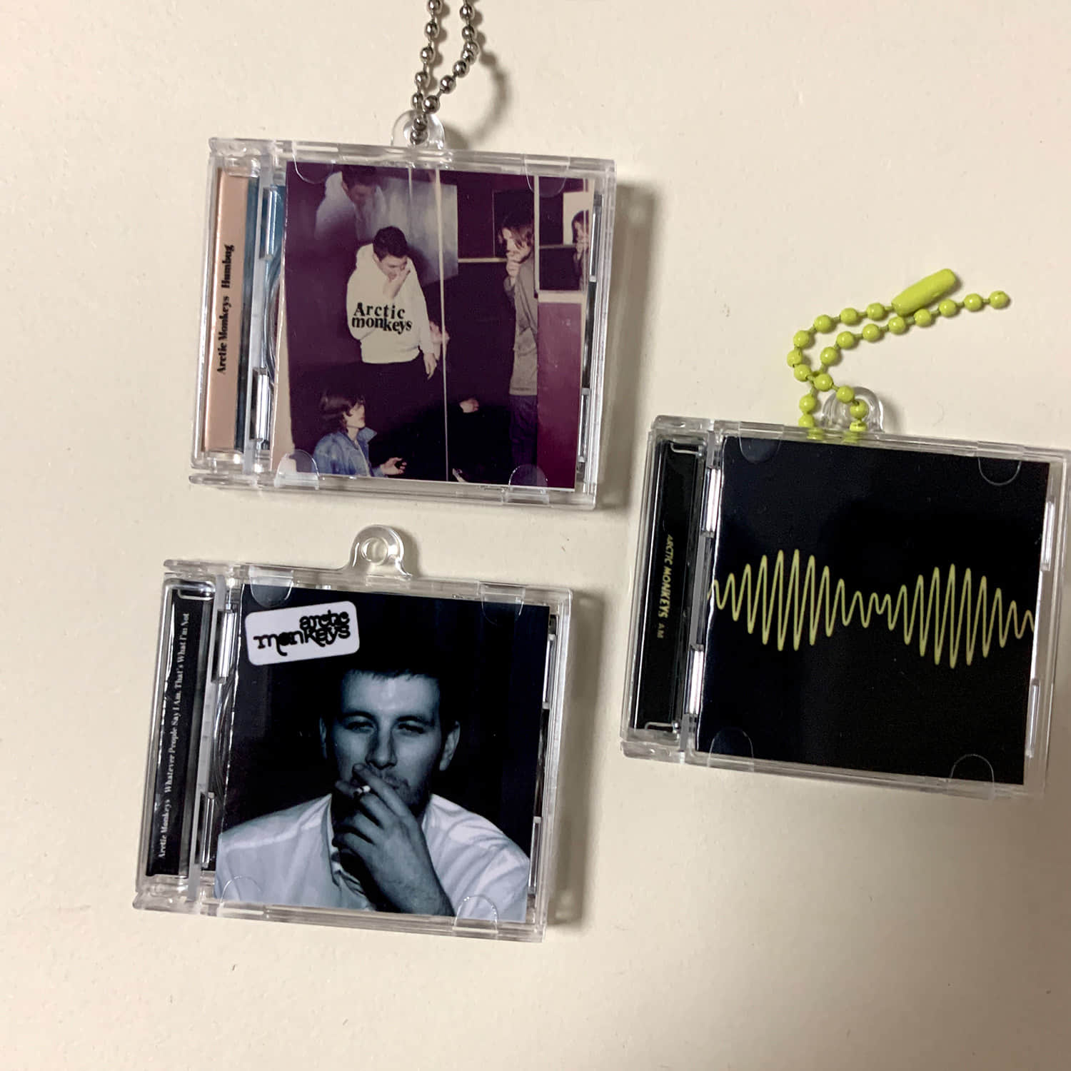 Arctic Monkeys Little CD Album Cover Keychains - AM-Humbug-Whatever People Say I Am