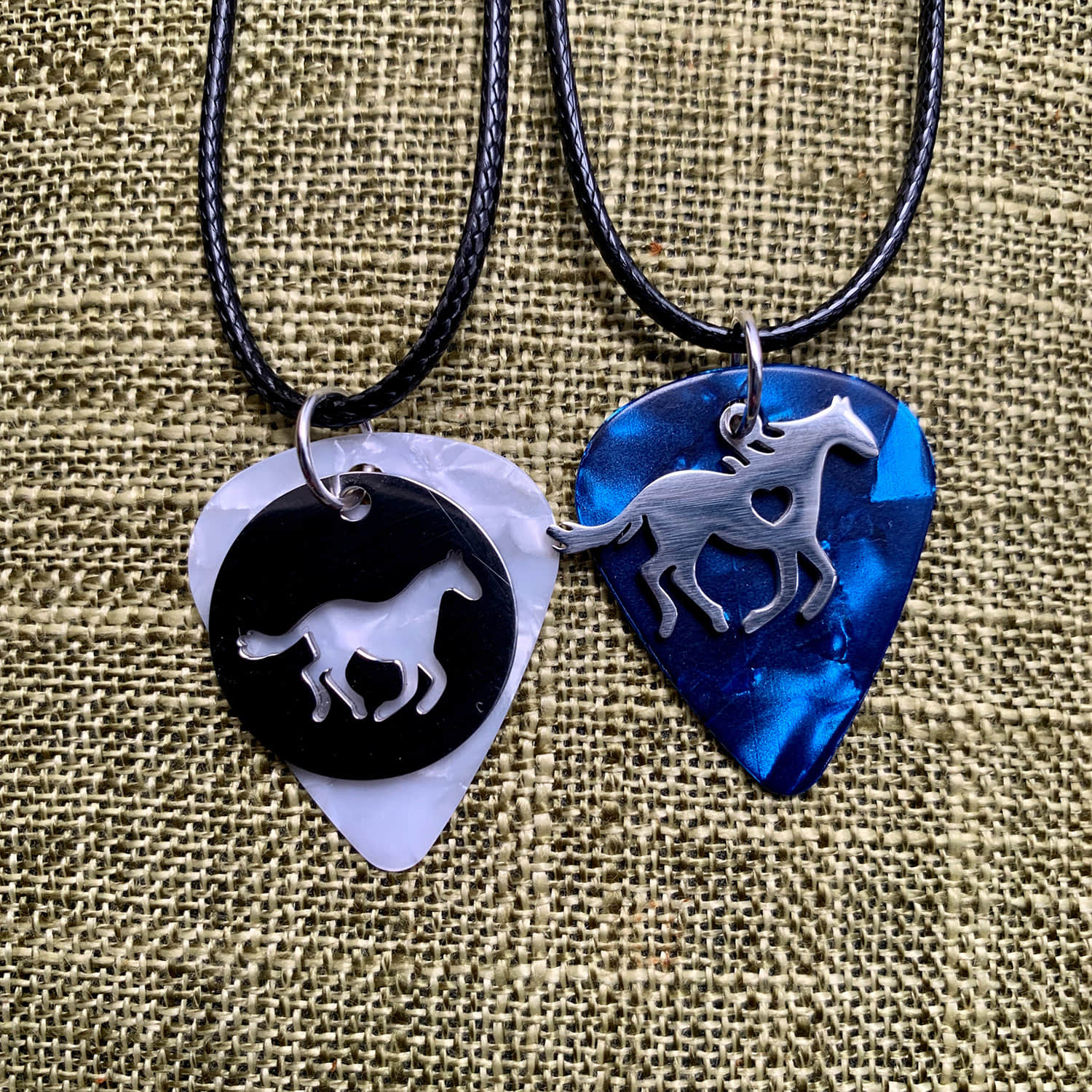 Custom Deftones Guitar Pick Necklace 