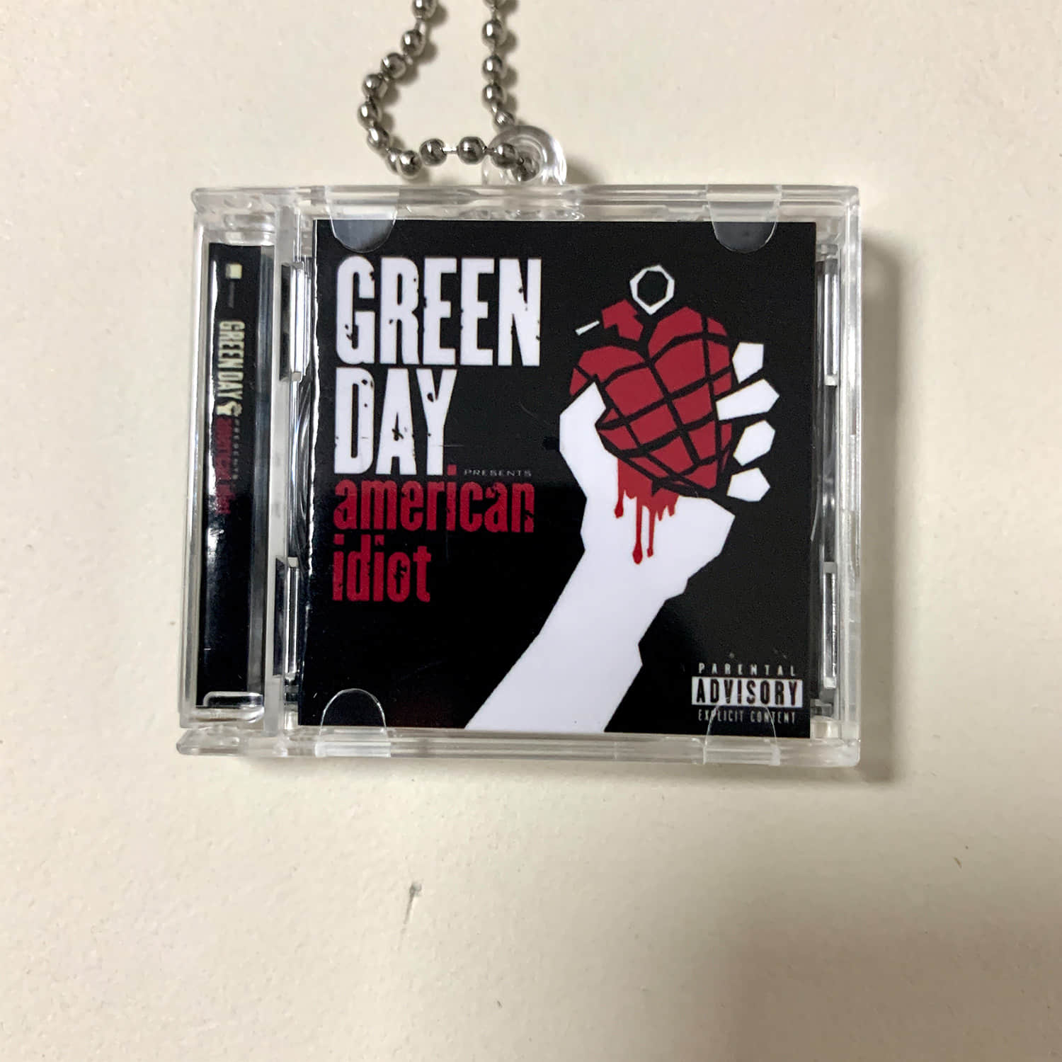 Green Day Little CD Album Cover Keychains  – Greatest Hits and Insomniac - American Idiot