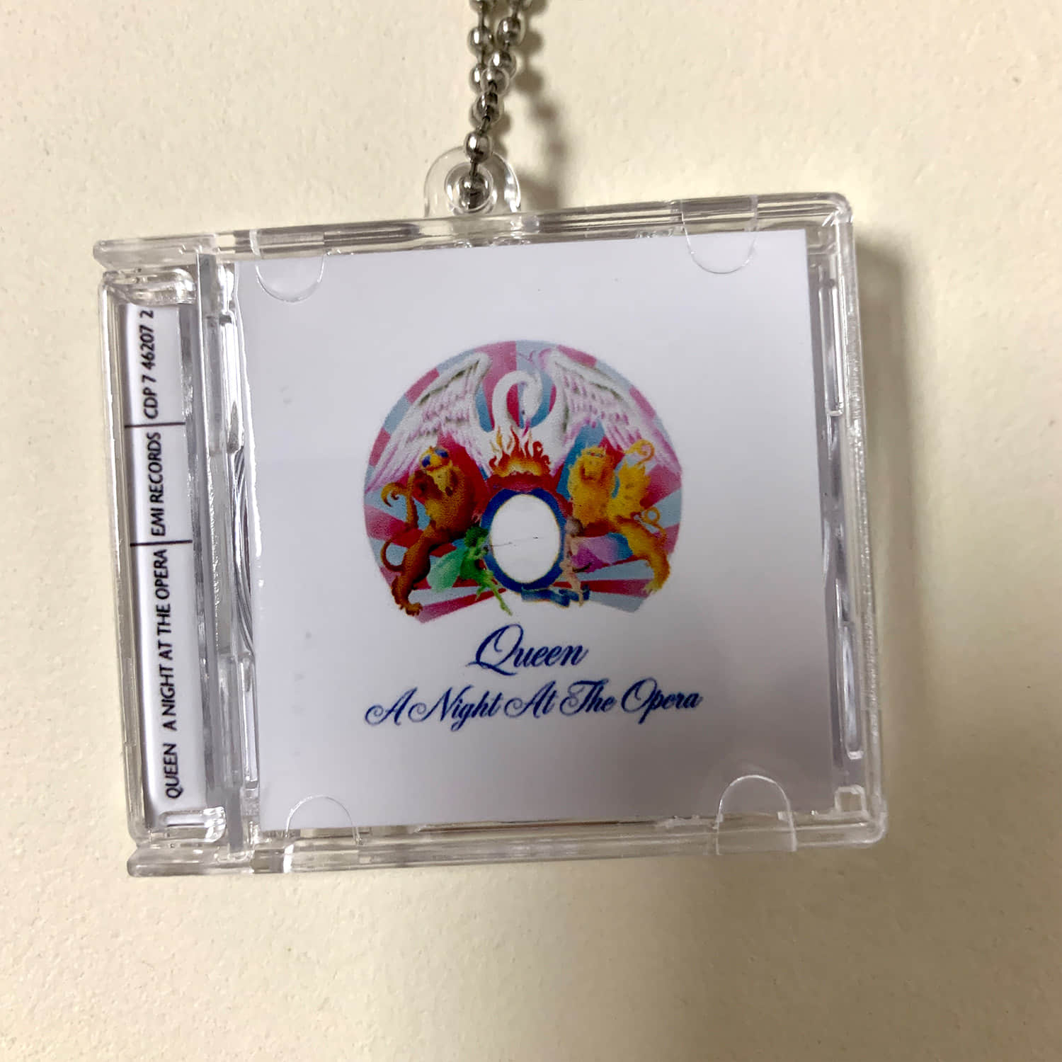 Queen Little CD Album Cover Keychains - Queen I and II and A Night At The Opera