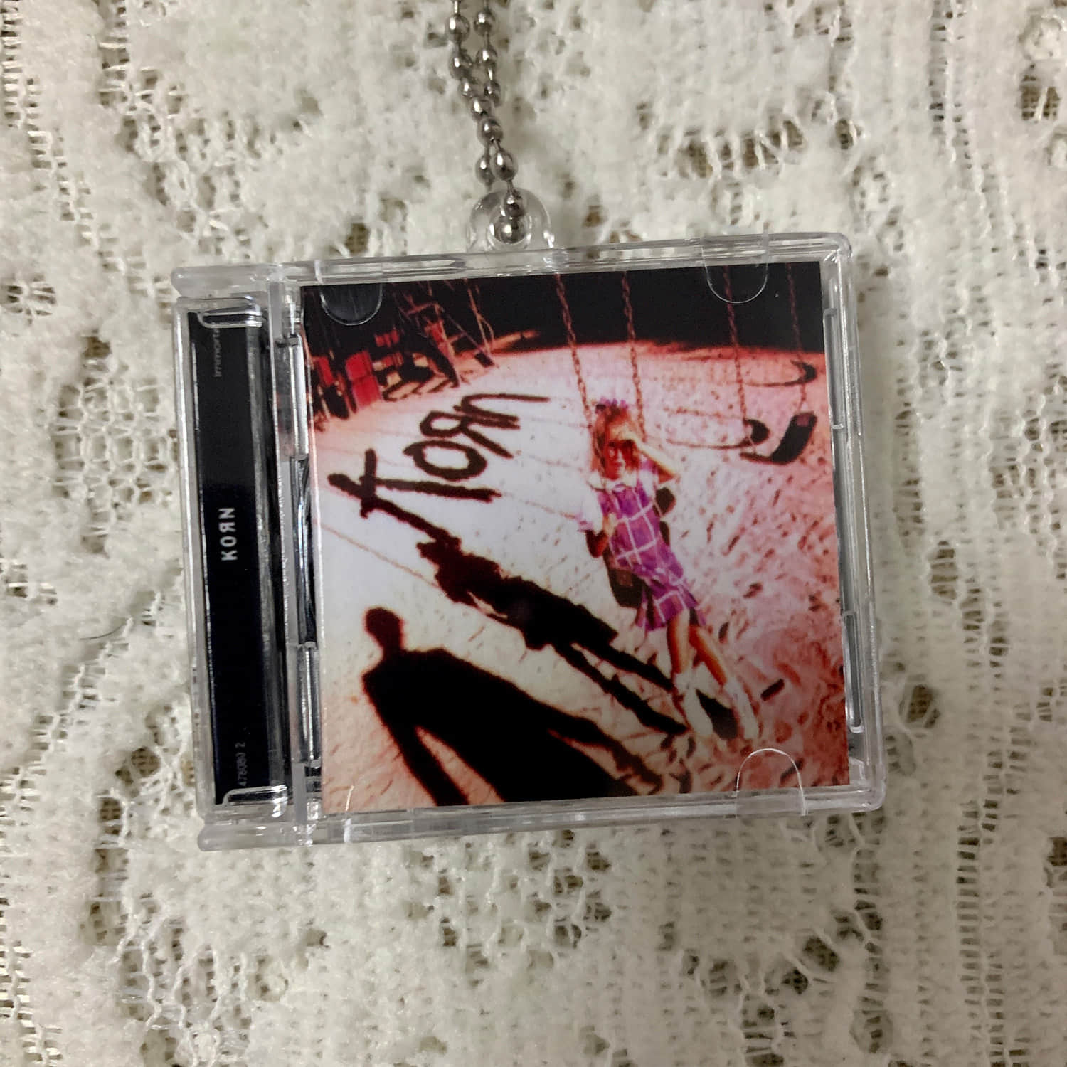 Korn Little CD Album Cover Keychains - Follow The Leader - Issues - Korn