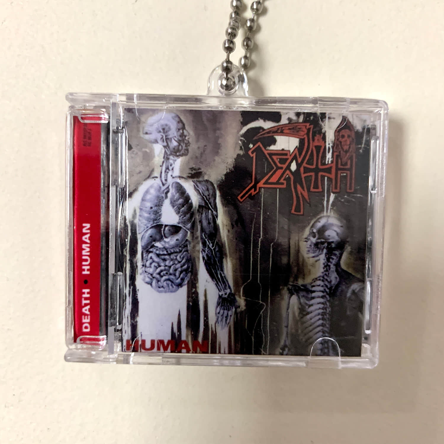 Death Little CD Album Cover Keychains - The Sound Of Perseverance -Human