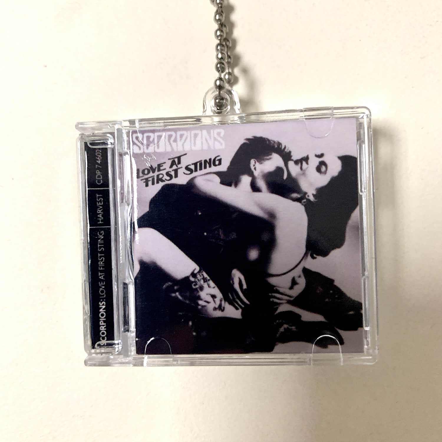 Scorpions Little CD Album Cover Keychains - Blackout - Love At First Sting