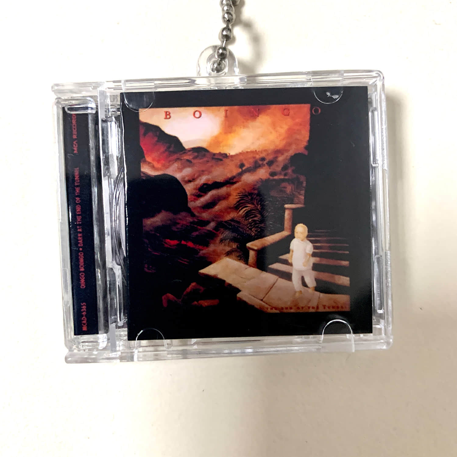 Oingo Boingo Little CD Album Cover Keychains - Nothing To Fear