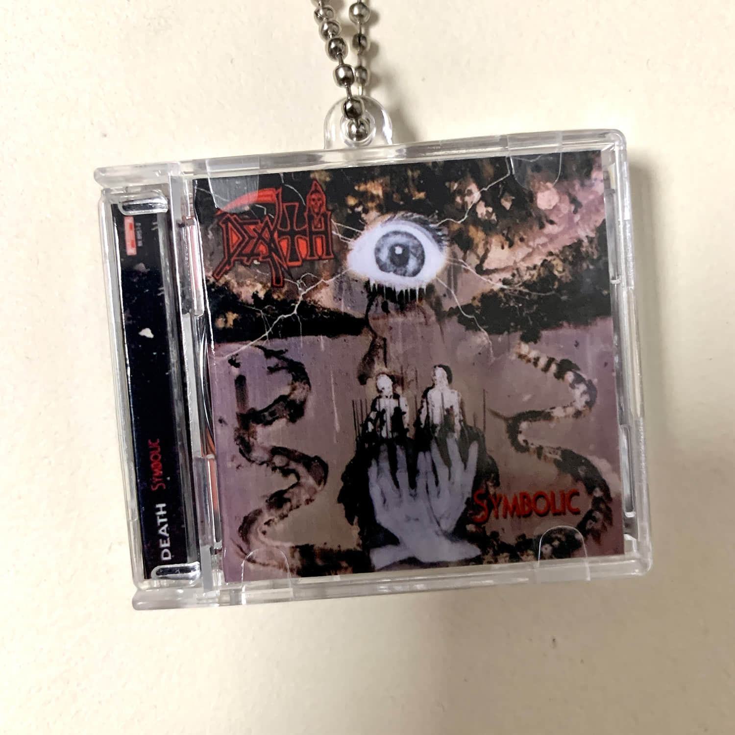 Death Little CD Album Cover Keychains - The Sound Of Perseverance -Human - Symbolic