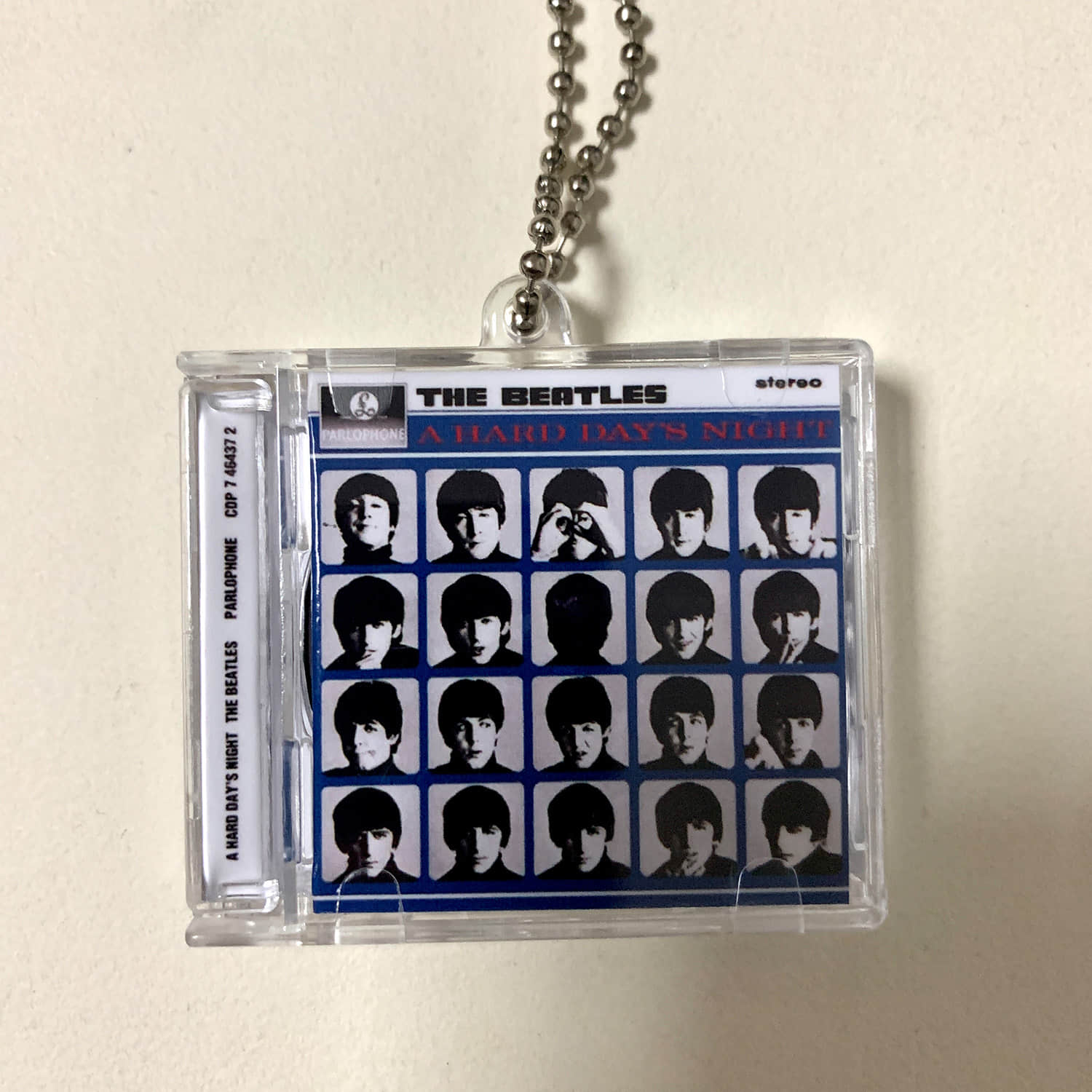 The Beatles Little CD Album Cover Keychains  - Abbey Road - Please Please Me - With The Beatles - A Hard Day's Night