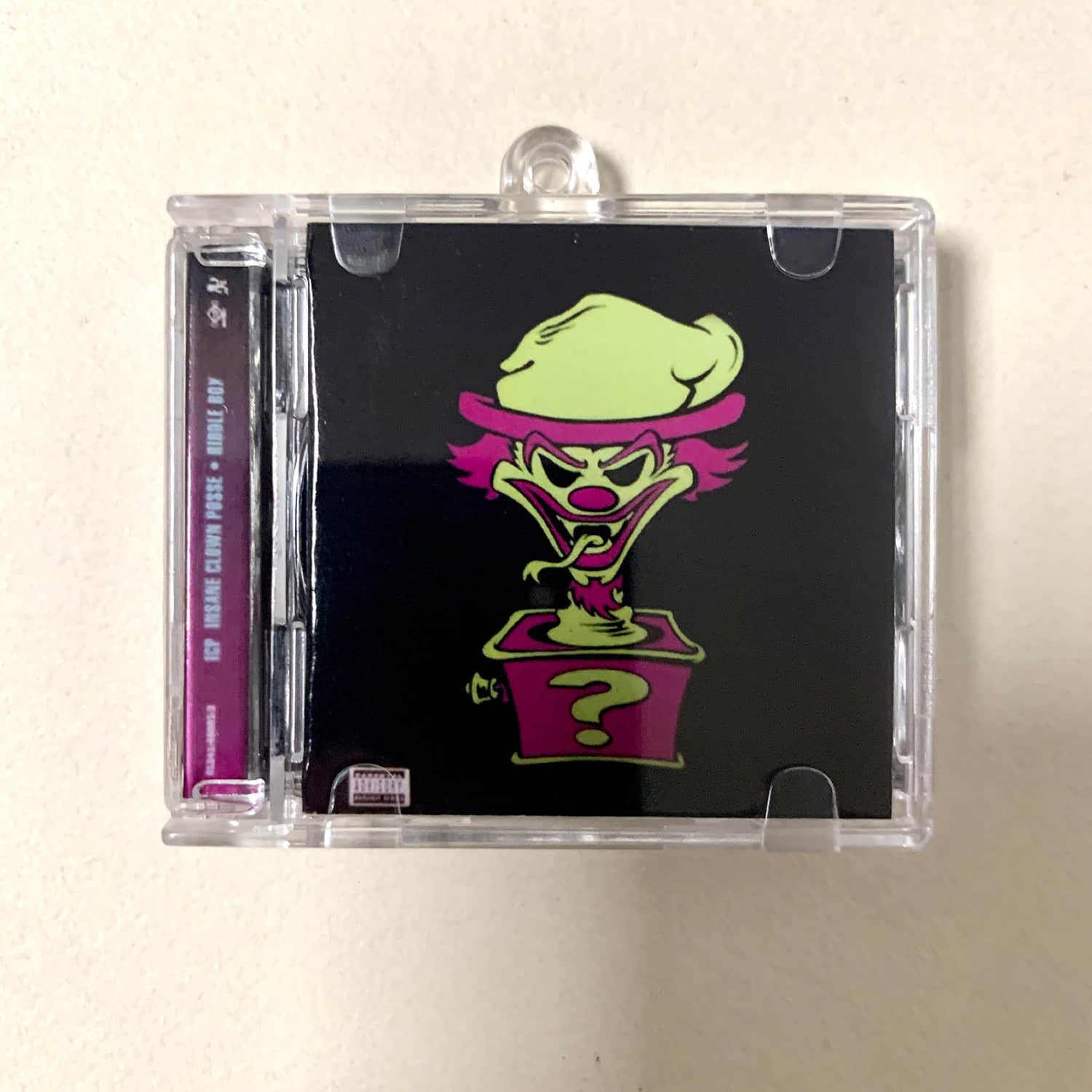 Insane Clown Poses(ICP)  Little CD Album Cover Keychains - The Great Milenko - Ringmaster -Riddle Box