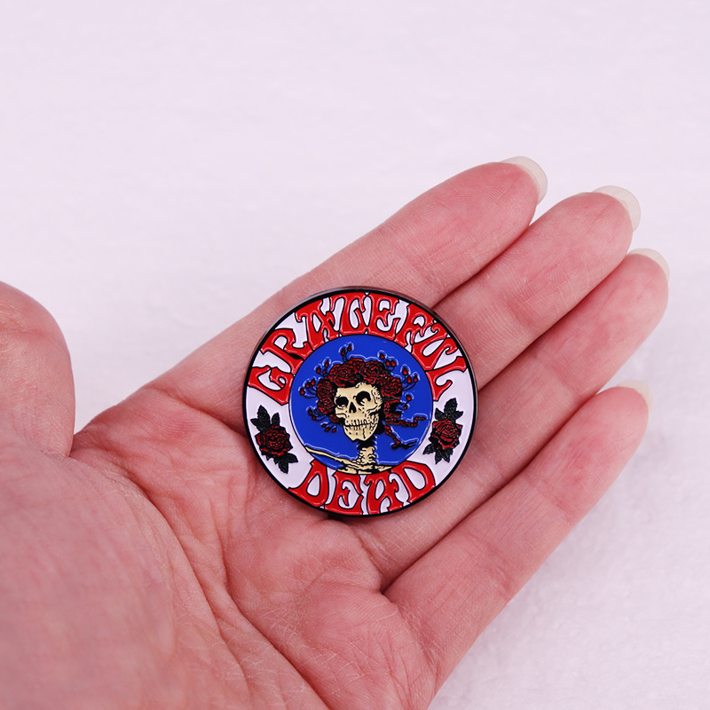 Grateful Dead Band Enamel Pin - Metal Pin