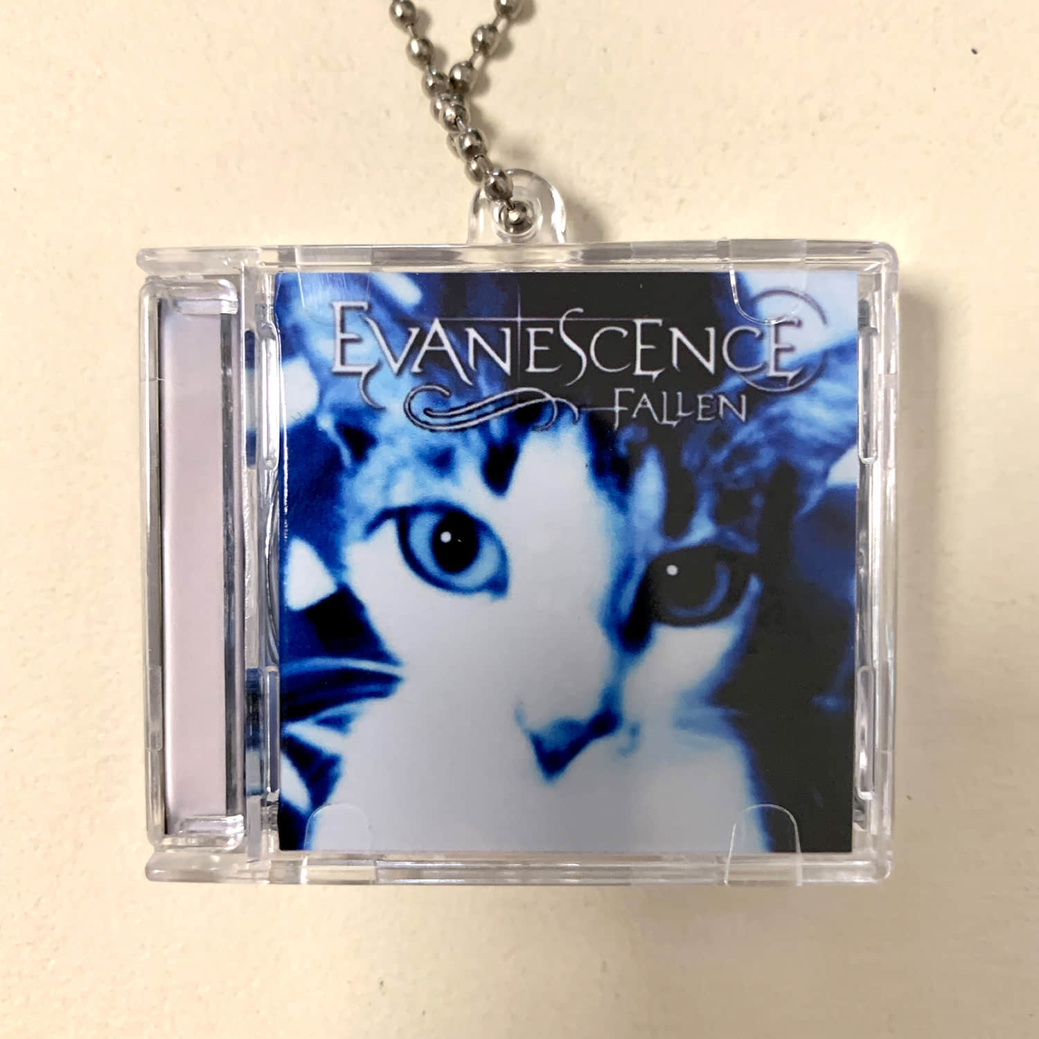 Part 3- Cat Cover Design Little CD Album Cover Keychains -TV Girl -David Bowie - Hole -Type O Negative