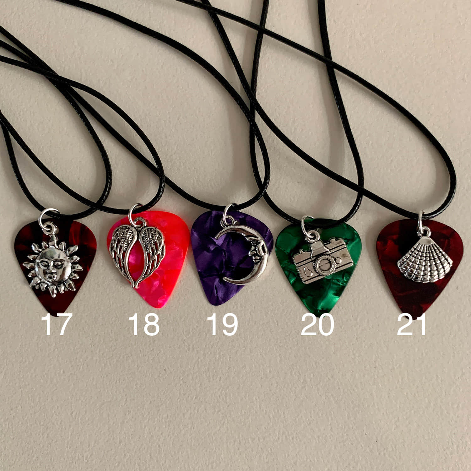 Guitar Pick Chaim Necklace