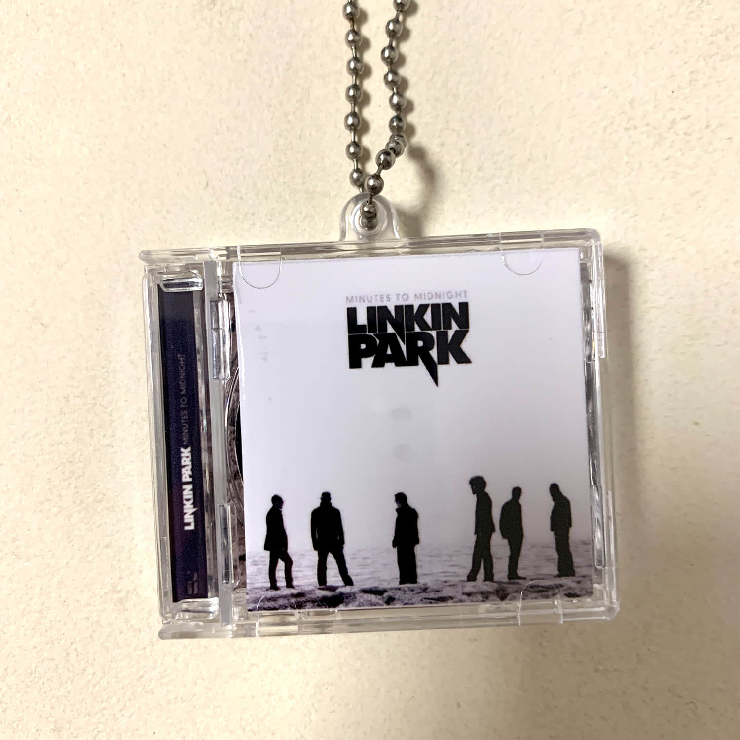 Linkin Park Little CD Album Cover Keychains - Hybrid Theory - Meteora - Minutes To Midnight