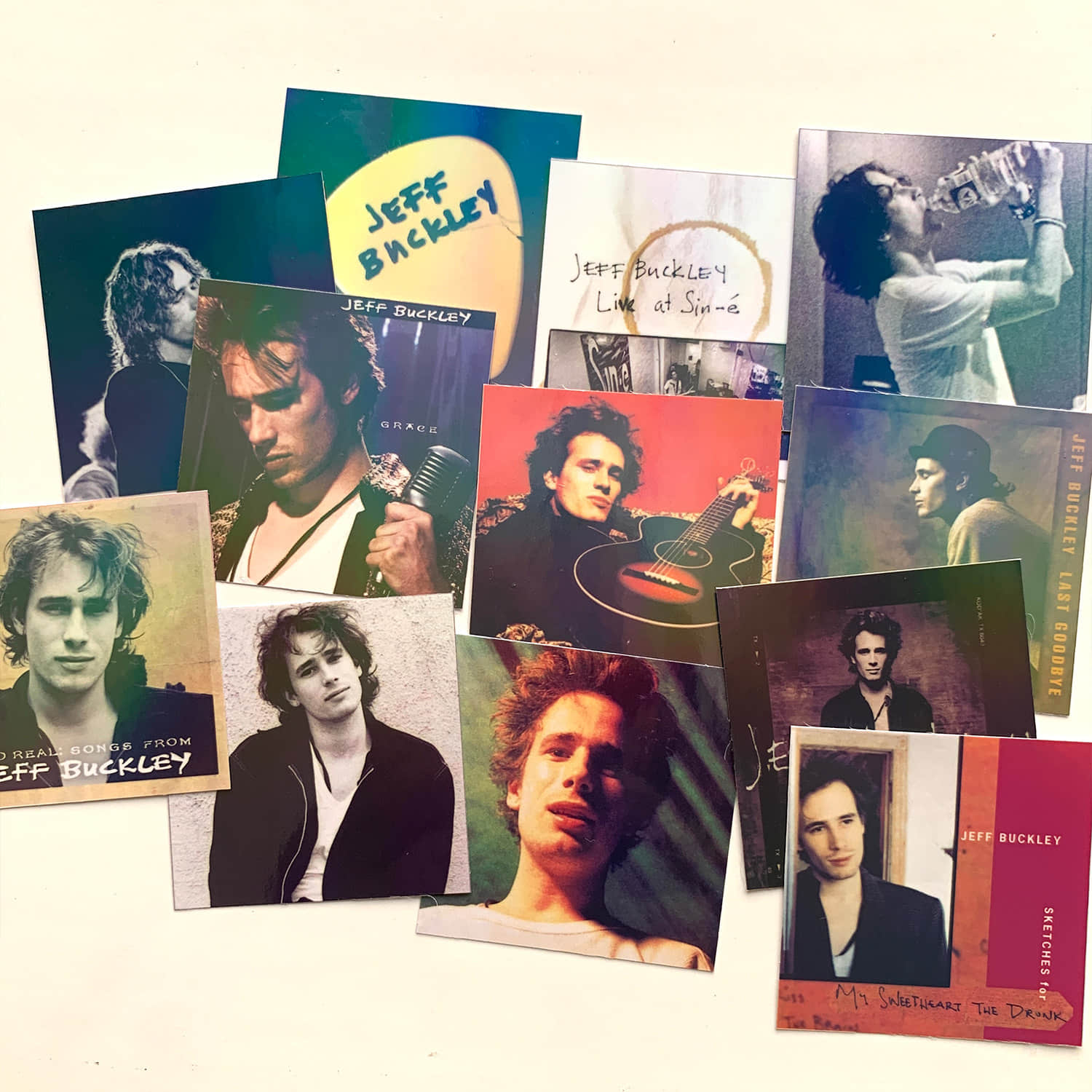Jeff Buckley 2" Album Cover Stickers 12P