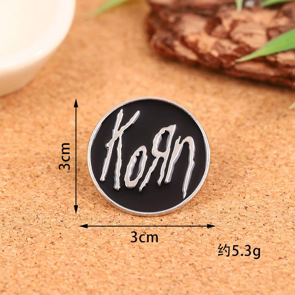 KORN Band Enamel Pin - Metal Pin