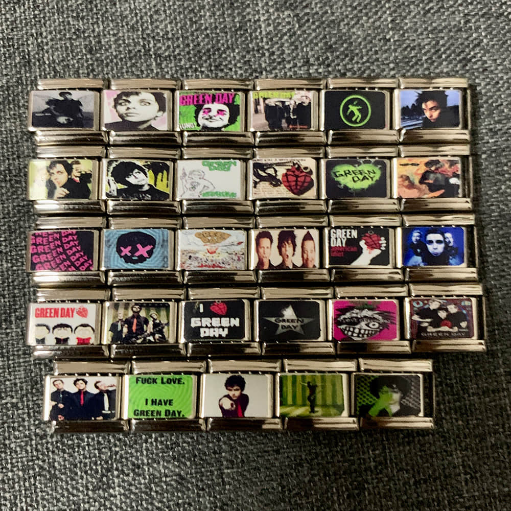 Green Day Band Italian Bracelet