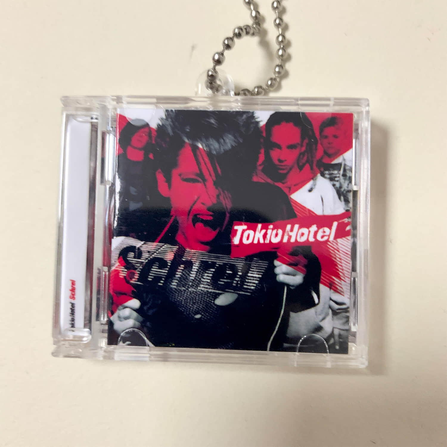 Tokio Hotel Little CD Album Cover Keychains - Scream - Schrei - Schrei - So Laut Du Kannst
