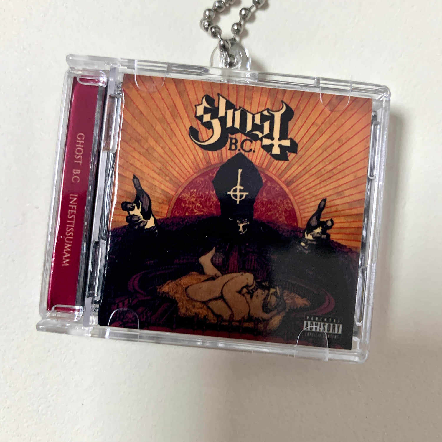 Ghost Band Little CD Album Cover Keychains - Impera - Meliora - Prequelle - Opvs Eponymovs-Infestissumam