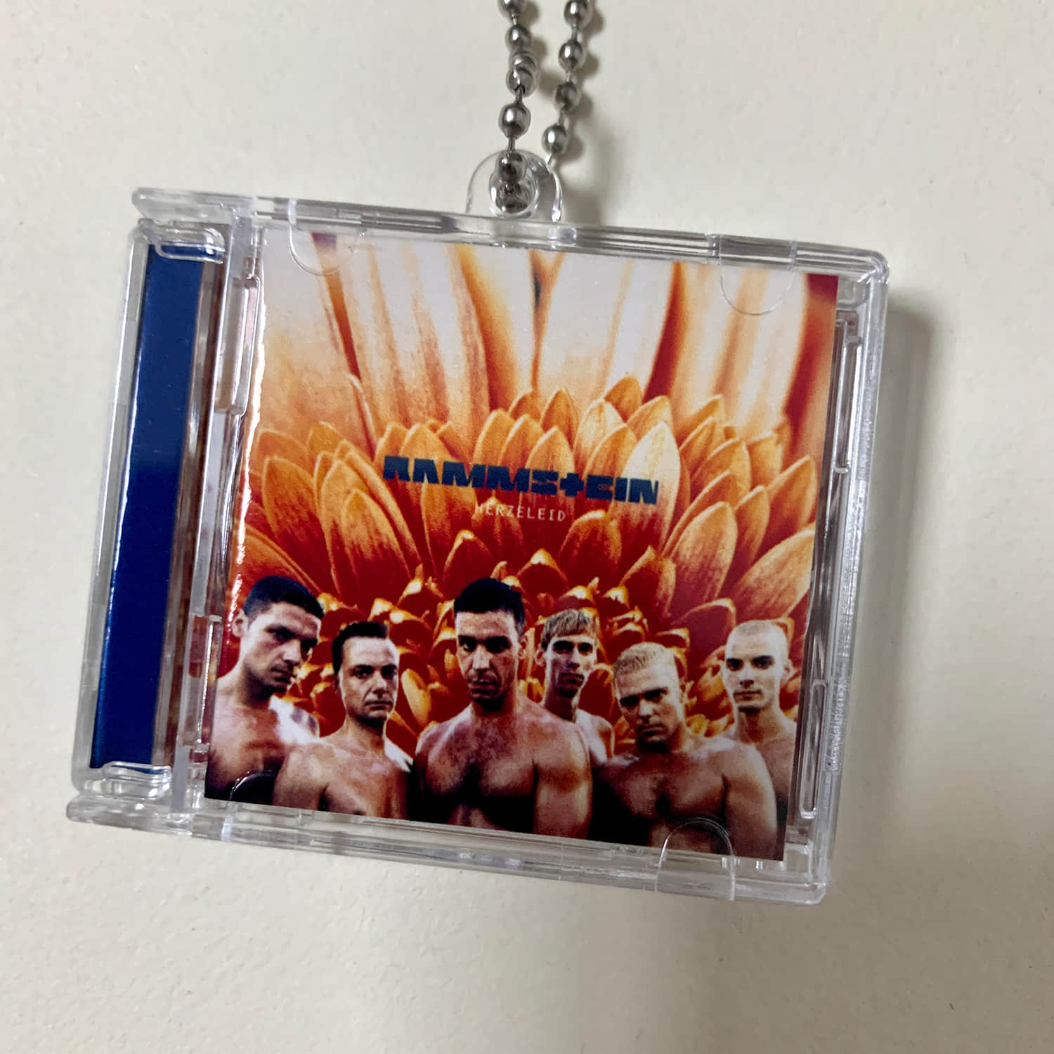 Rammstein Little CD Album Cover Keychains - Sehnsucht - Mutter - Herzeleid