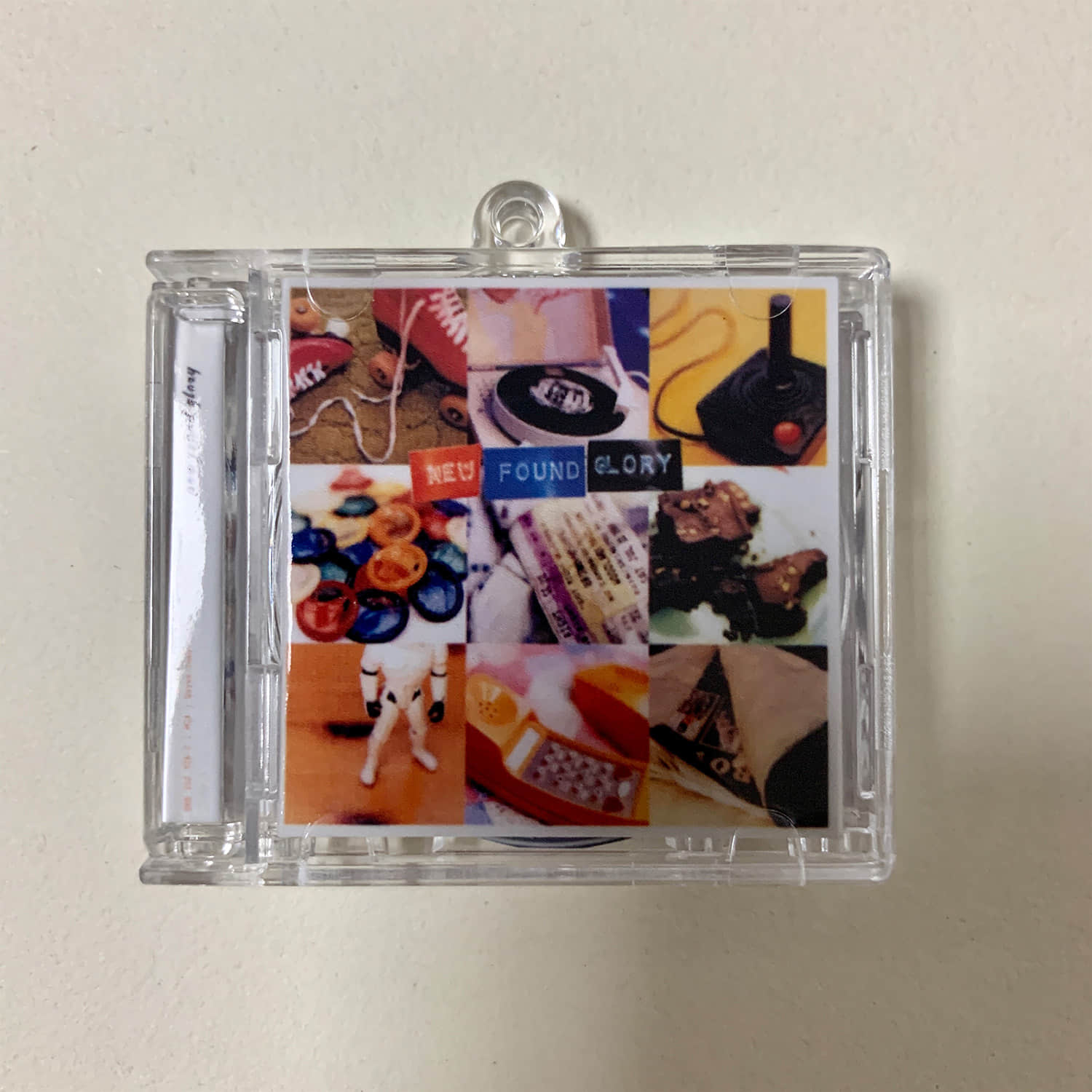 New Found Glory Little CD Album Cover Keychains - Catalyst -Sticks And Stones -New Found Glory