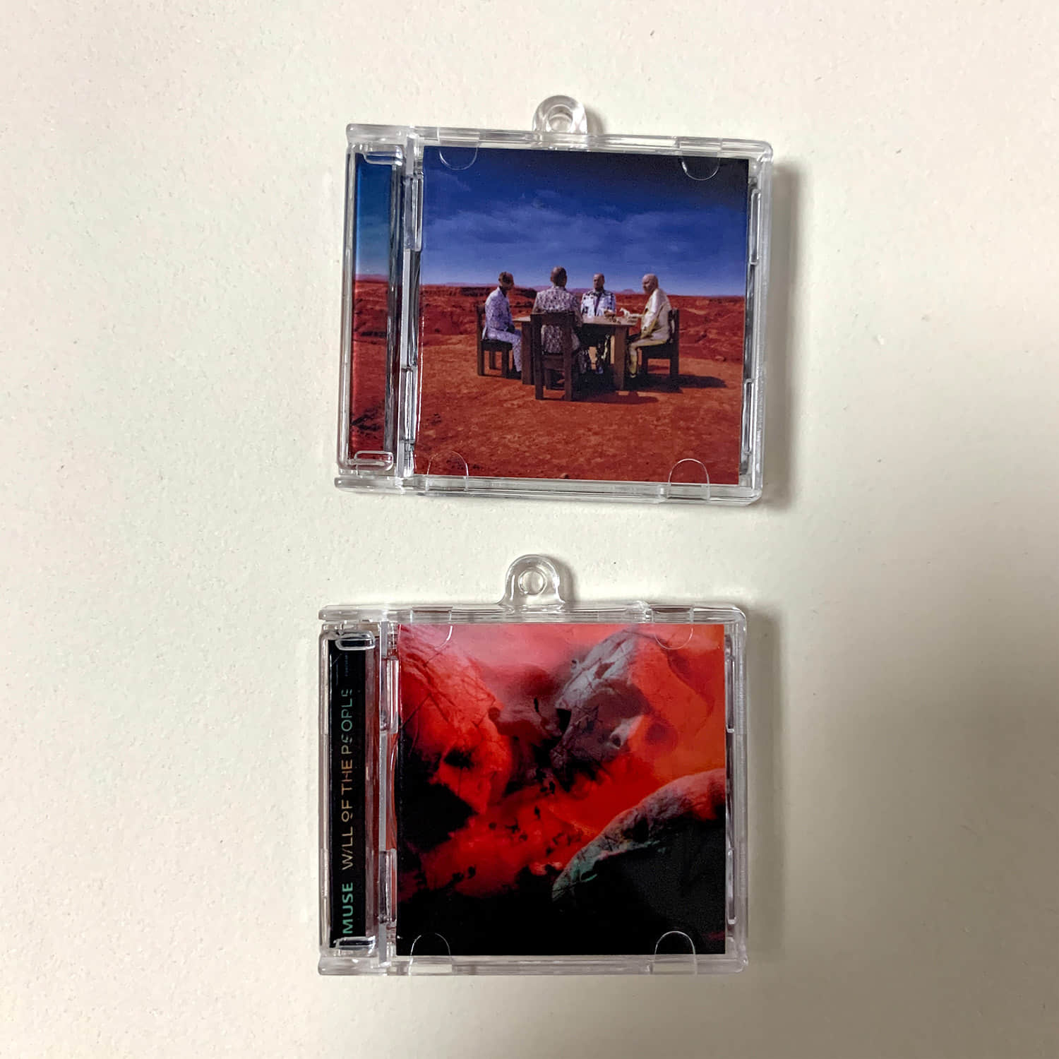 Muse Little CD Album Cover Keychains - Black Holes - Will Of The People