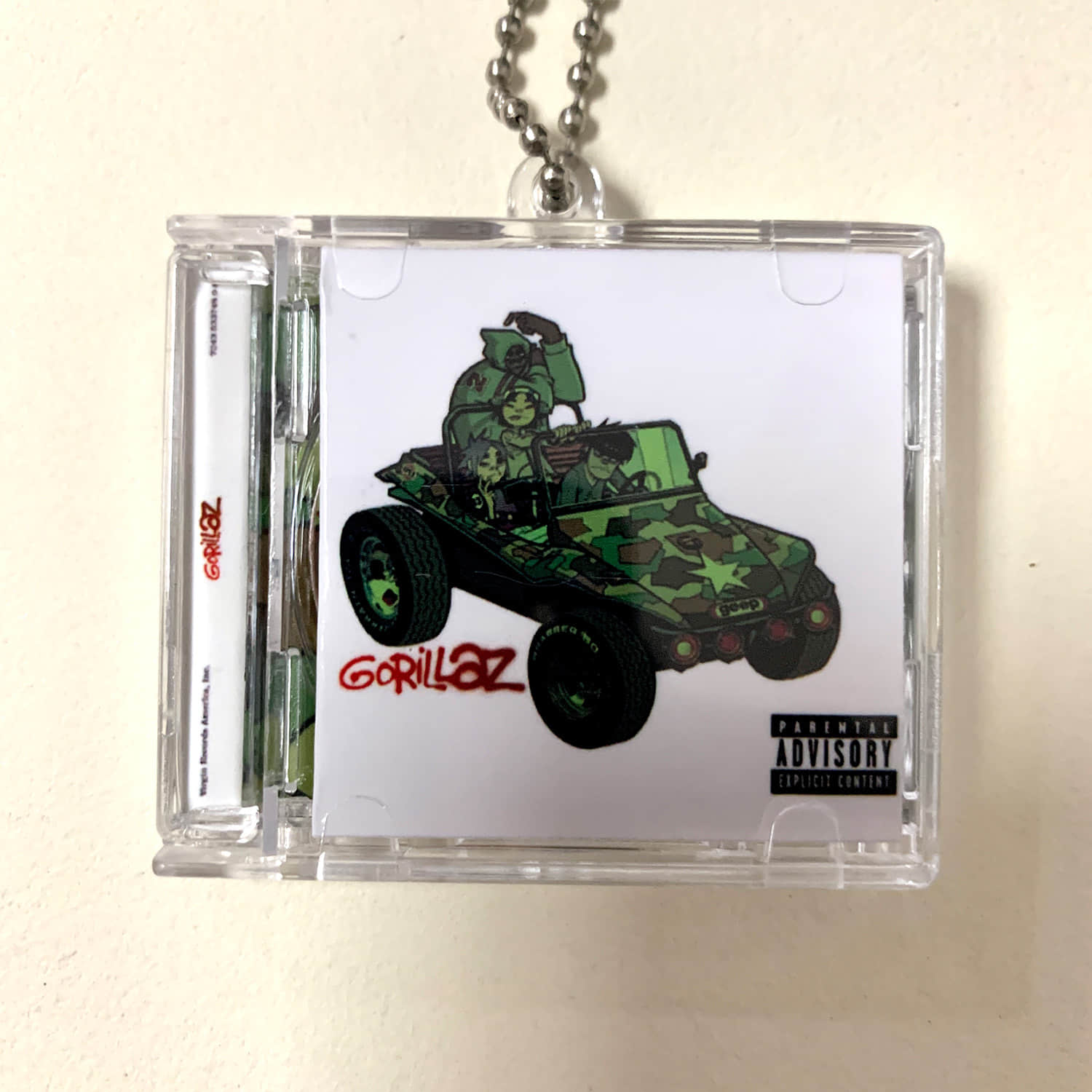 Gorillaz Little CD Album Cover Keychains - Demon Days - Gorillaz -Plastic Beach