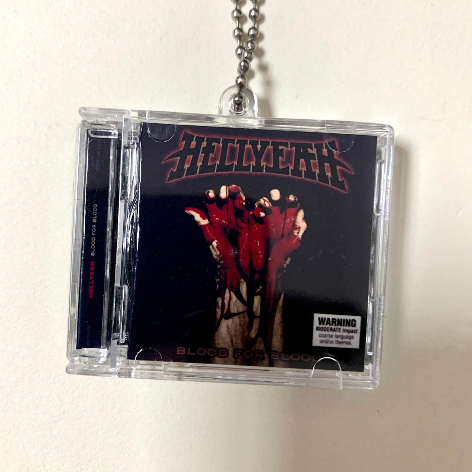 Hellyeah Little CD Album Cover Keychains - Blood For Blood -Band Of Brothers - Stampede - Hellyeah