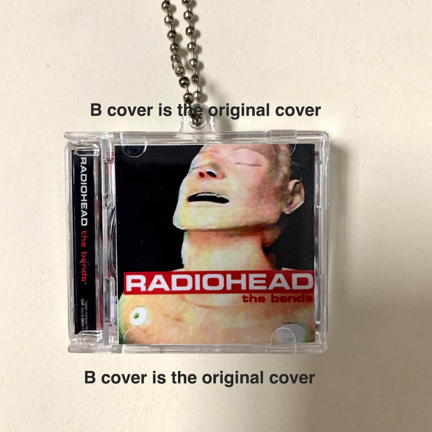 Cat Cover Design Little CD Album Cover Keychains - Radiocat - Deftones cat - KORN cat