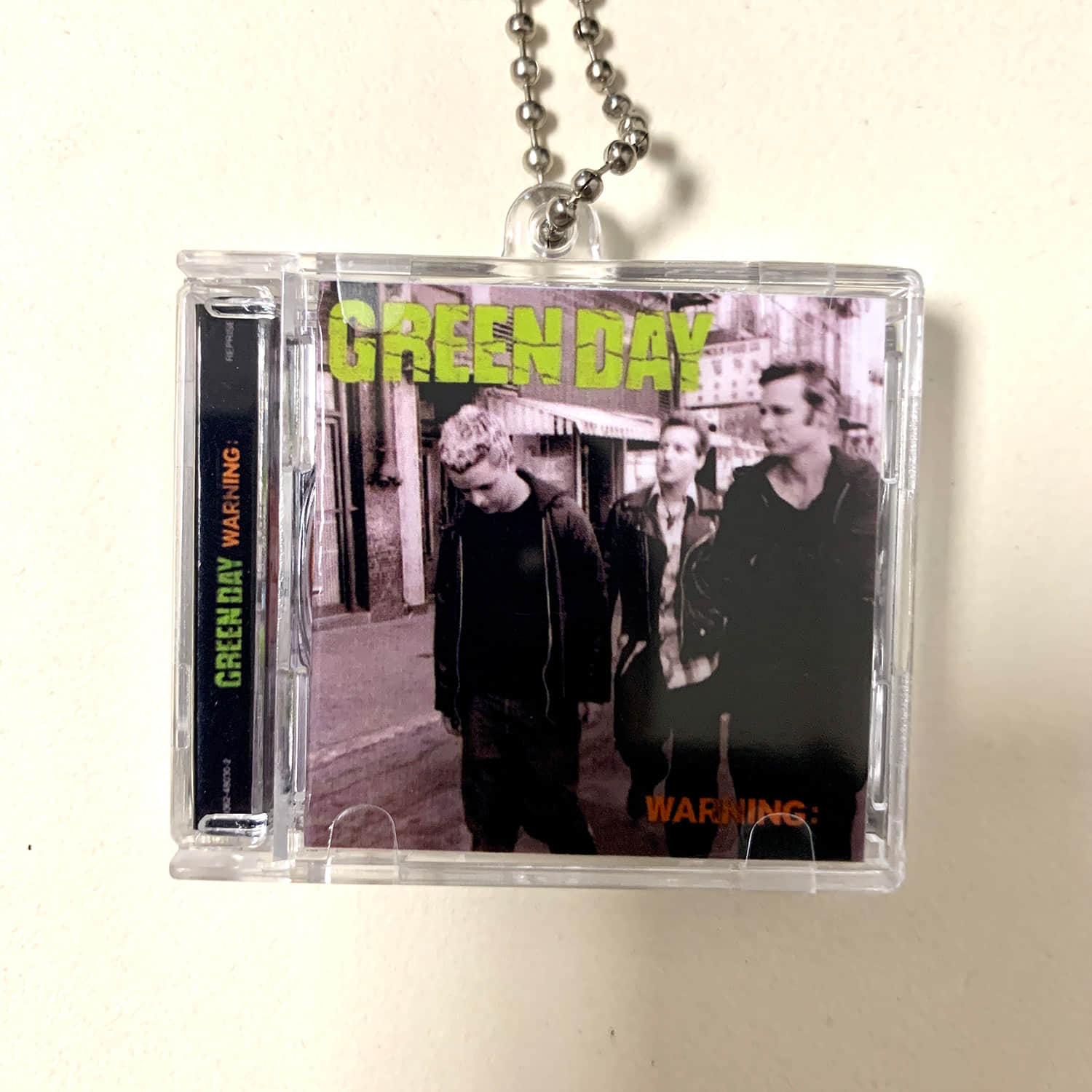 Green Day Little CD Album Cover Keychains  – Greatest Hits and Insomniac - American Idiot - Dookie - Warning - Kerplunk