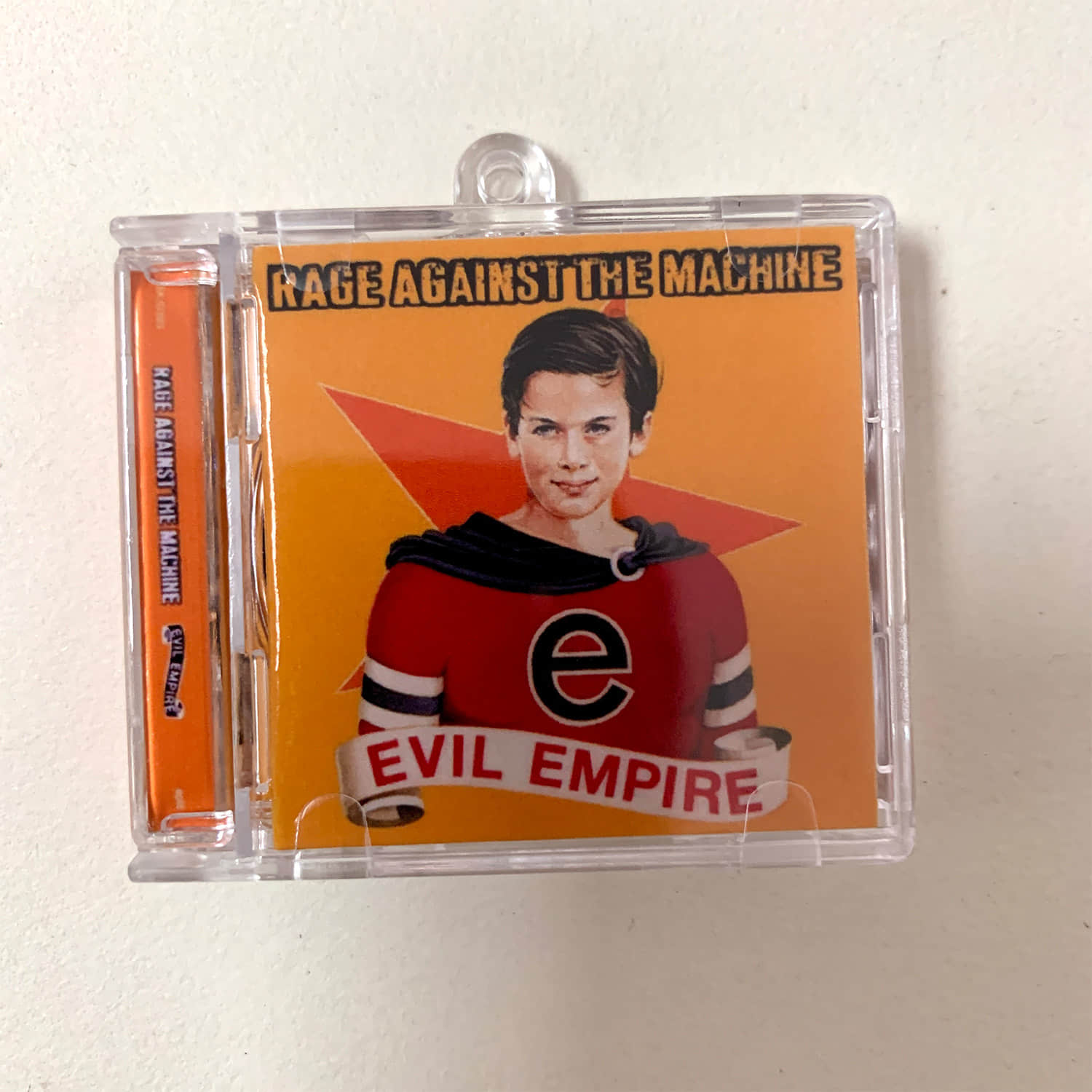 Rage Against The Machine Little CD Album Cover Keychains – The Battle Of Los Angeles - Evil Empire