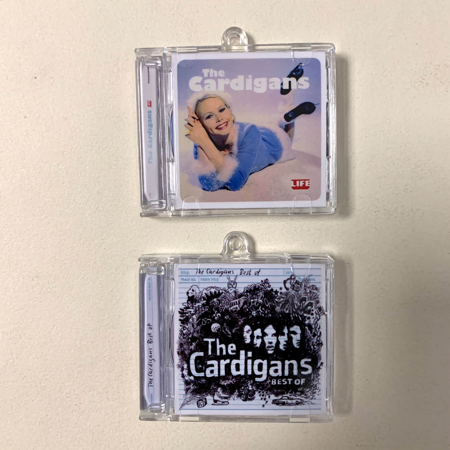 The Cardigans  Little CD Album Cover Keychains – Best Of - Life