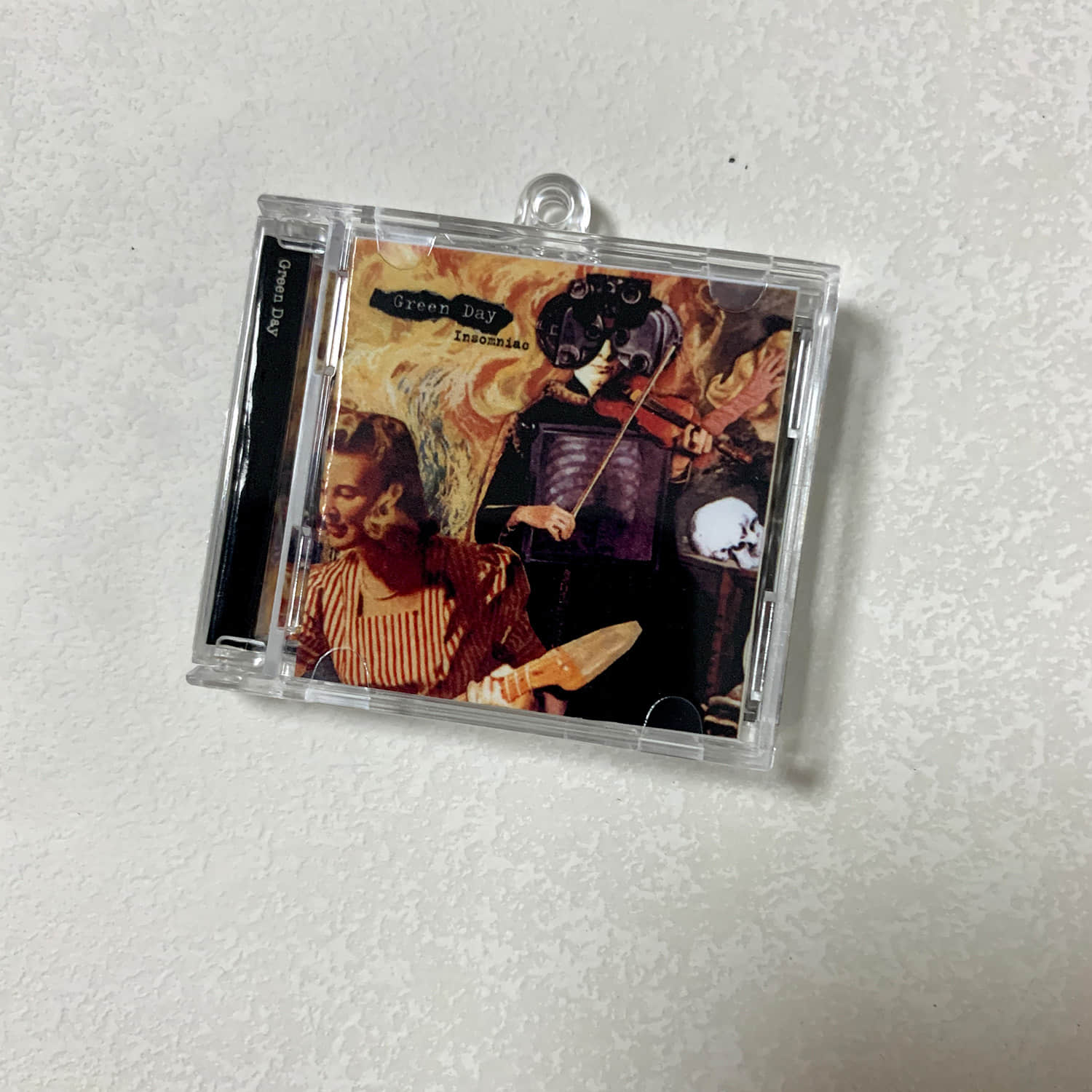 Green Day Little CD Album Cover Keychains  – Greatest Hits and Insomniac