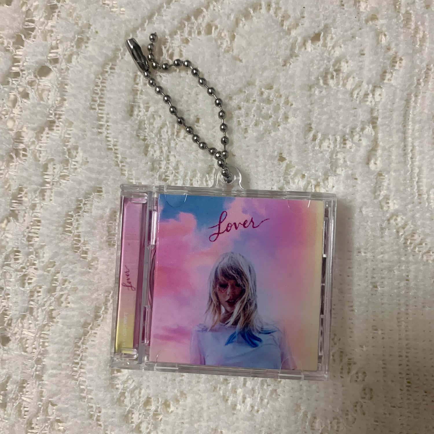 Taylor Swift Little CD Album Cover Keychains - Lover 