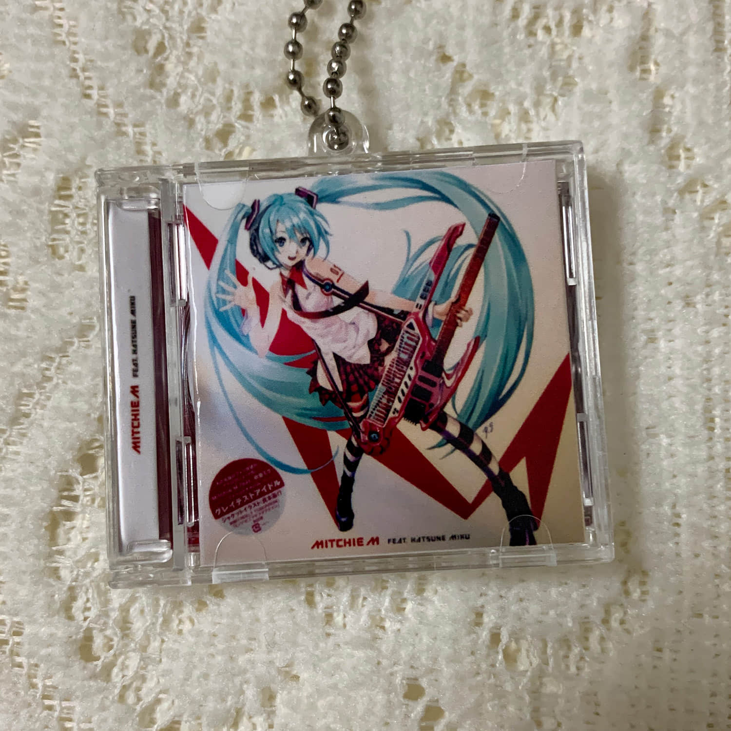 Mitchie M Feat. Hatsune Miku Little CD Album Cover Keychains – The Greatest