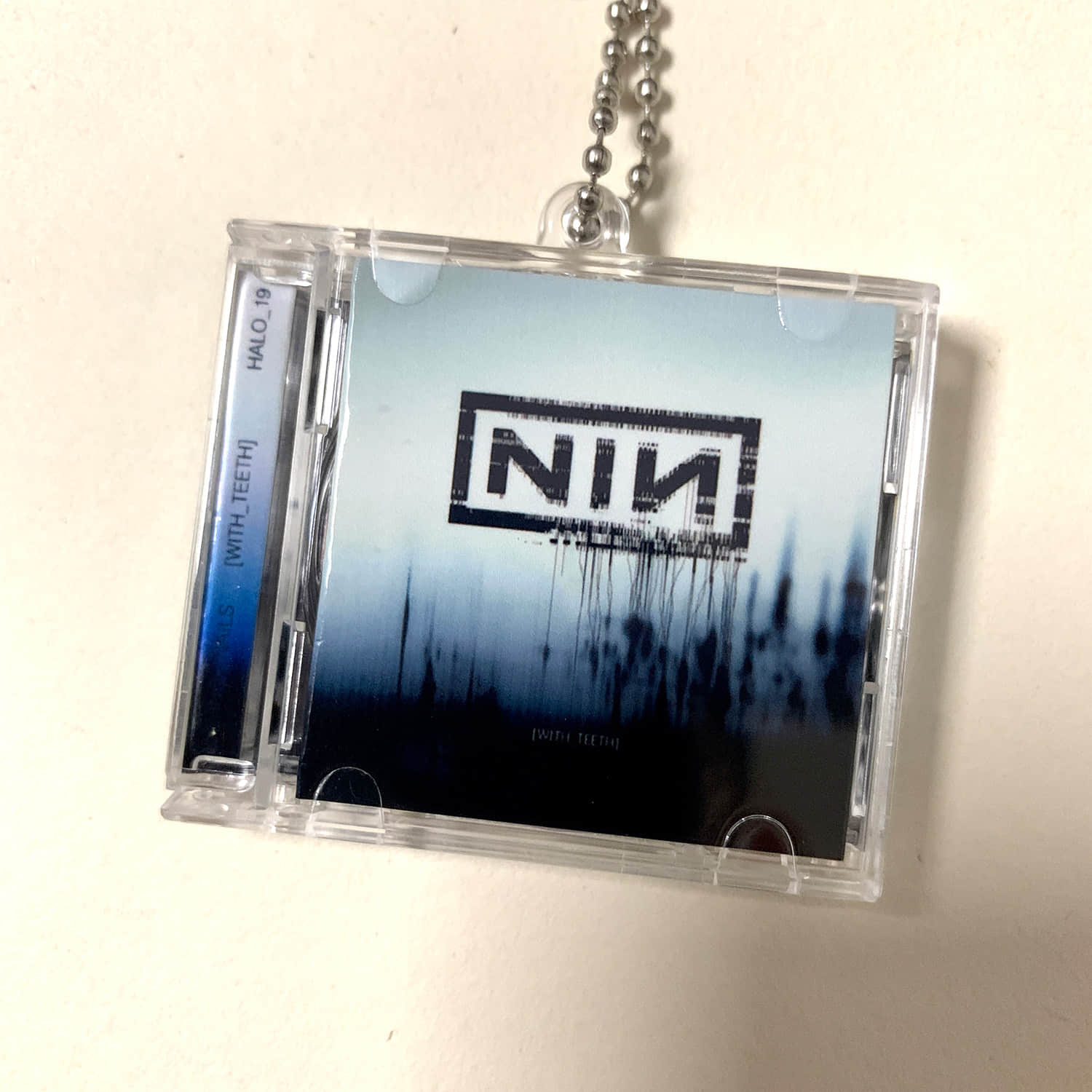 Nine Inch Nails Little CD Album Cover Keychains - With Teeth