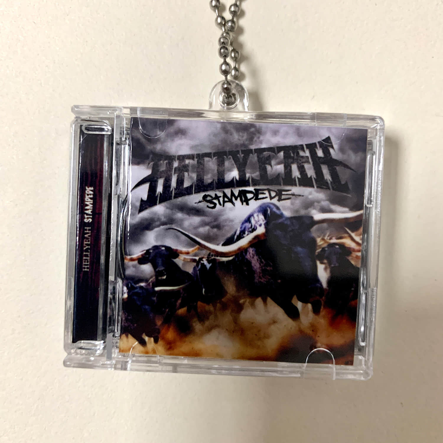Hellyeah Little CD Album Cover Keychains - Blood For Blood -Band Of Brothers - Stampede - Hellyeah