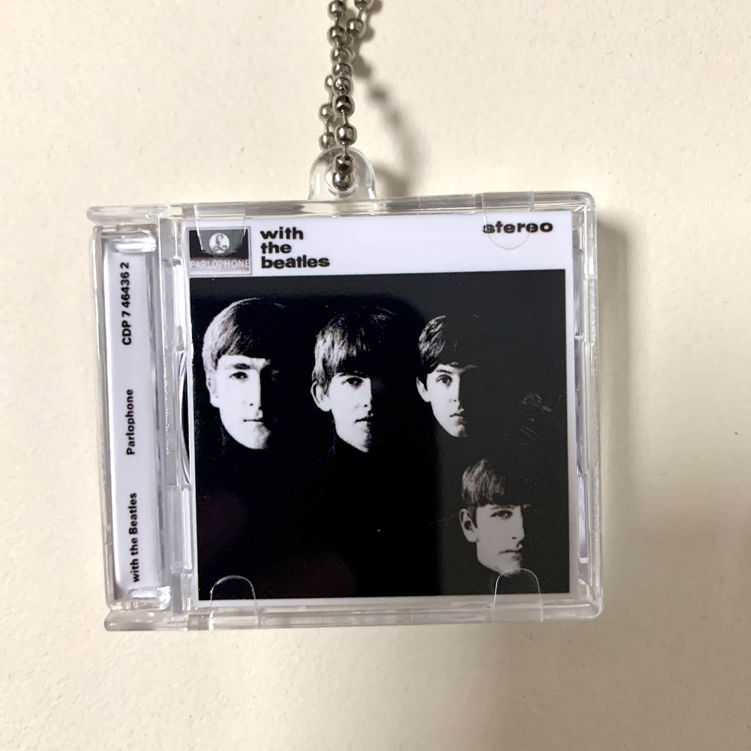 The Beatles Little CD Album Cover Keychains  - Abbey Road - Please Please Me - With The Beatles - A Hard Day's Night