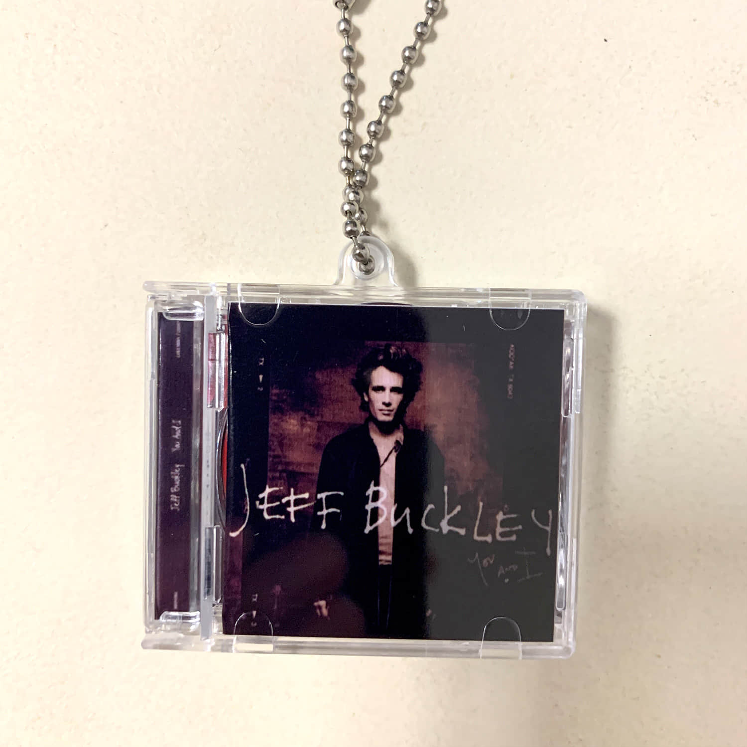 Jeff Buckley Little CD Album Cover Keychains  - Grace - Sketches For My Sweetheart The Drunk -Live At Sin-é -You and I