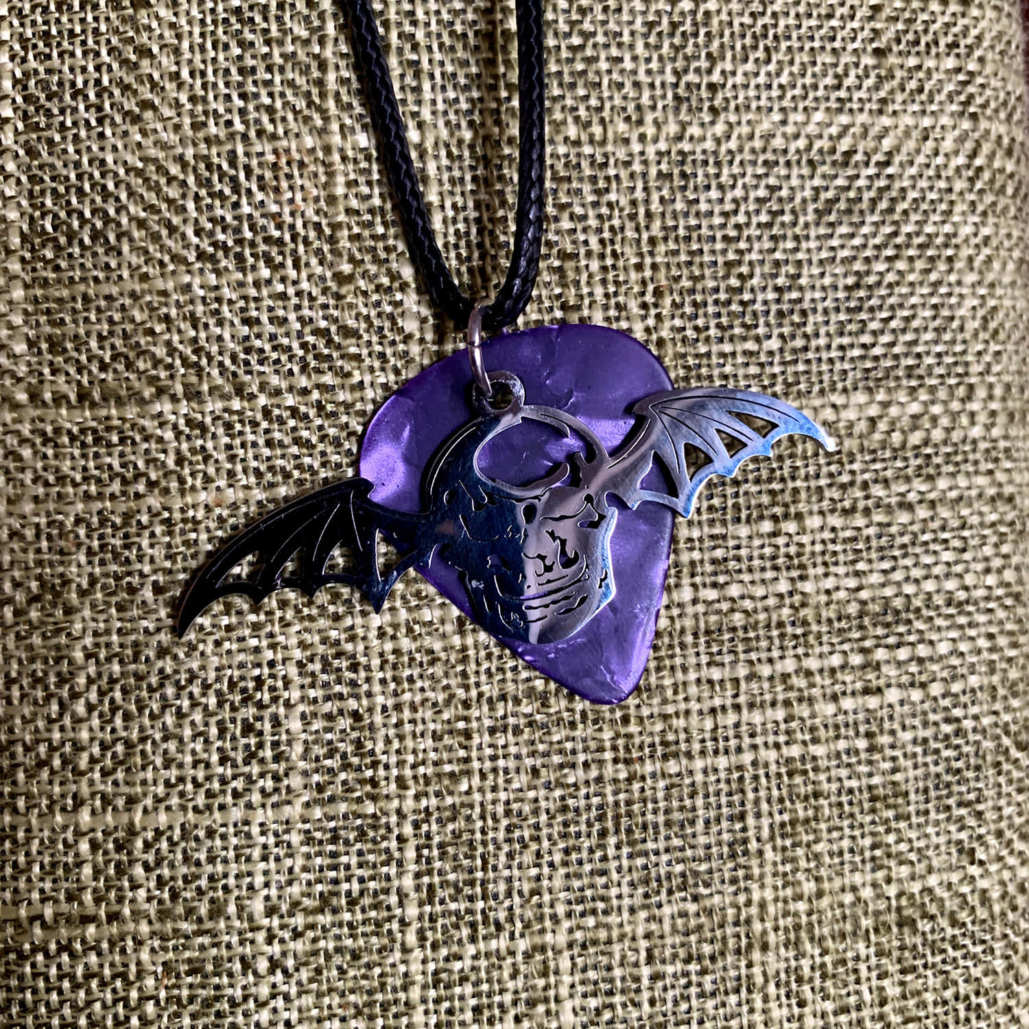 Custom Avenged Sevenfold Guitar Pick Necklace 