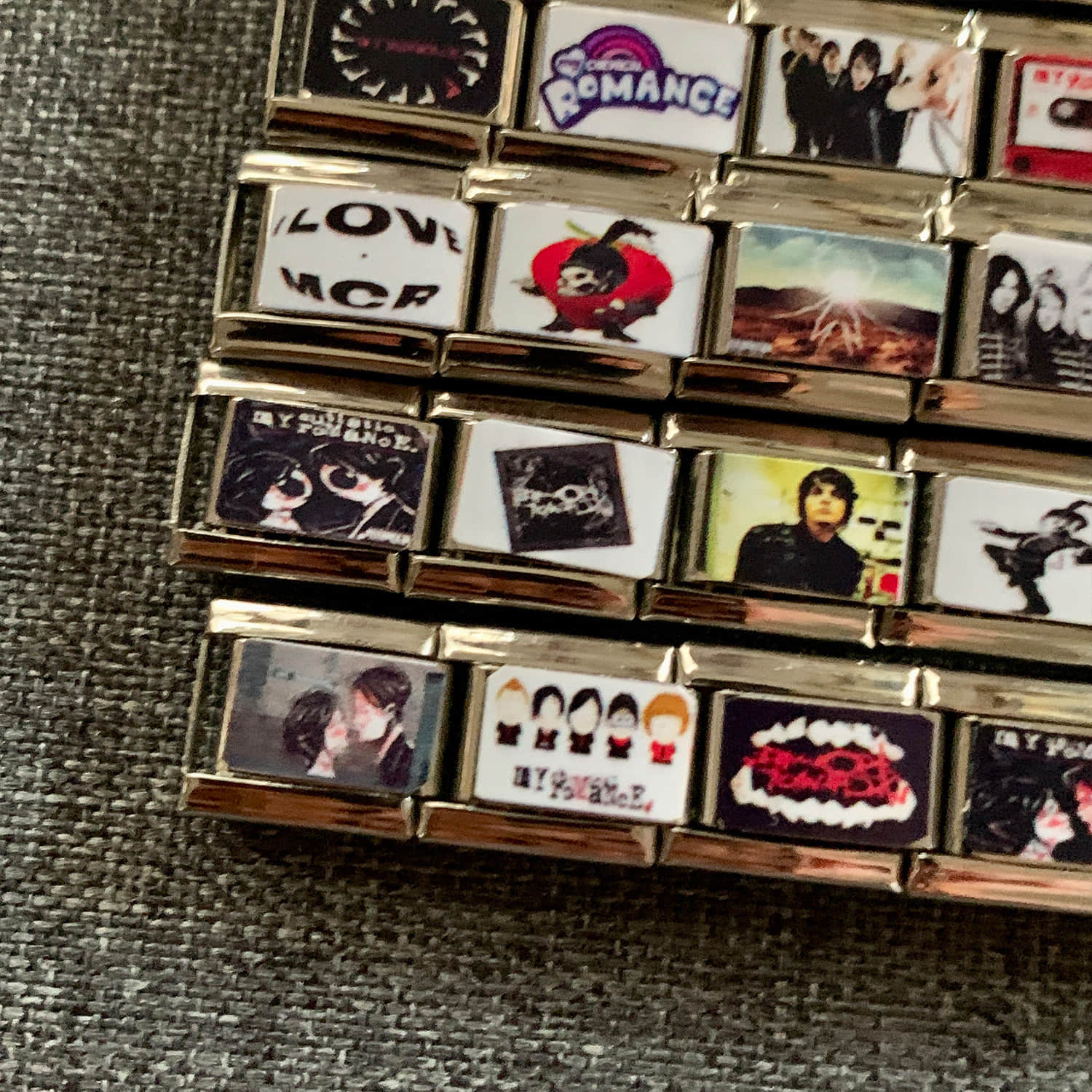 My Chemical Romance Band  Italian Bracelet