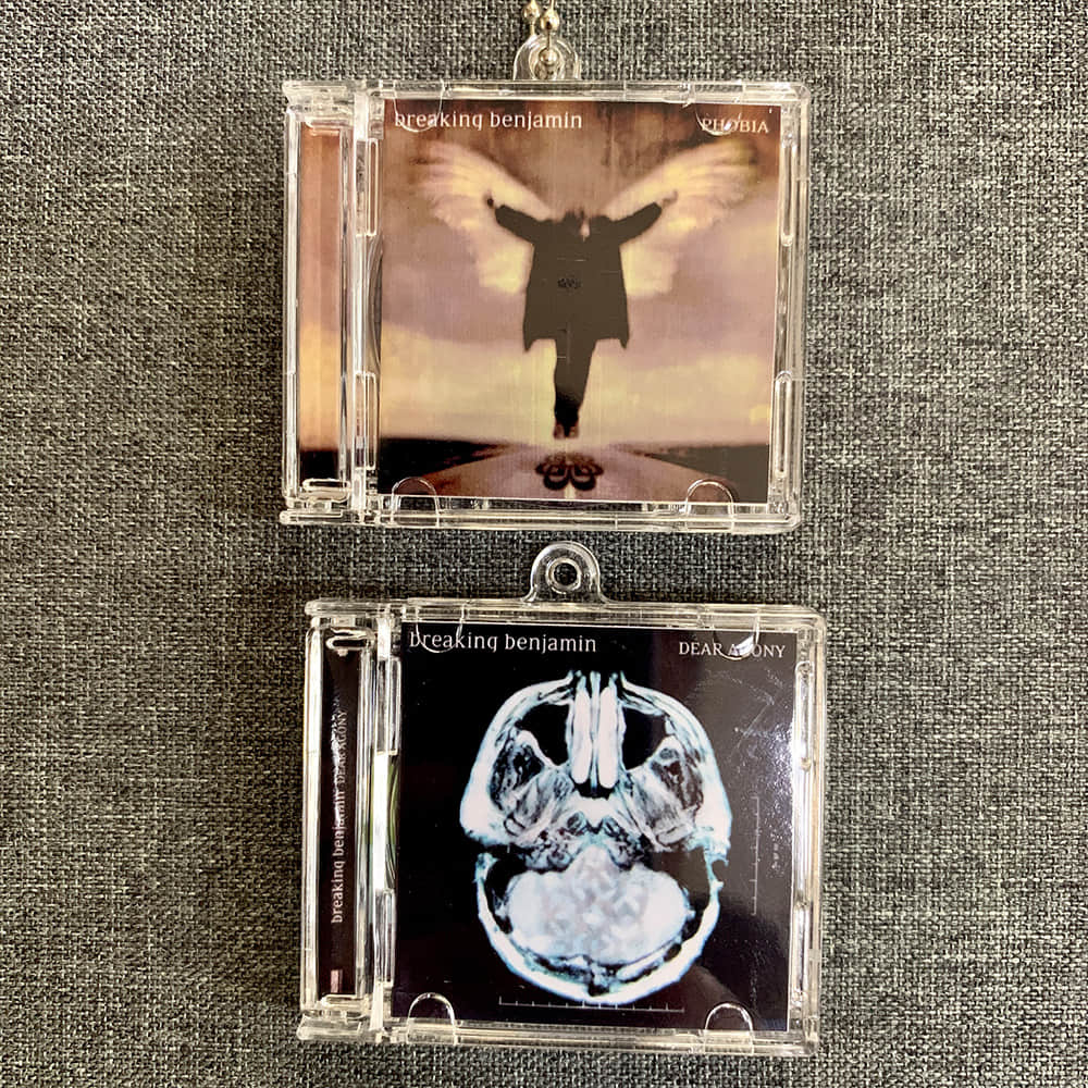 Breaking Benjamin Little CD Album Cover Keychains – Dear Agony