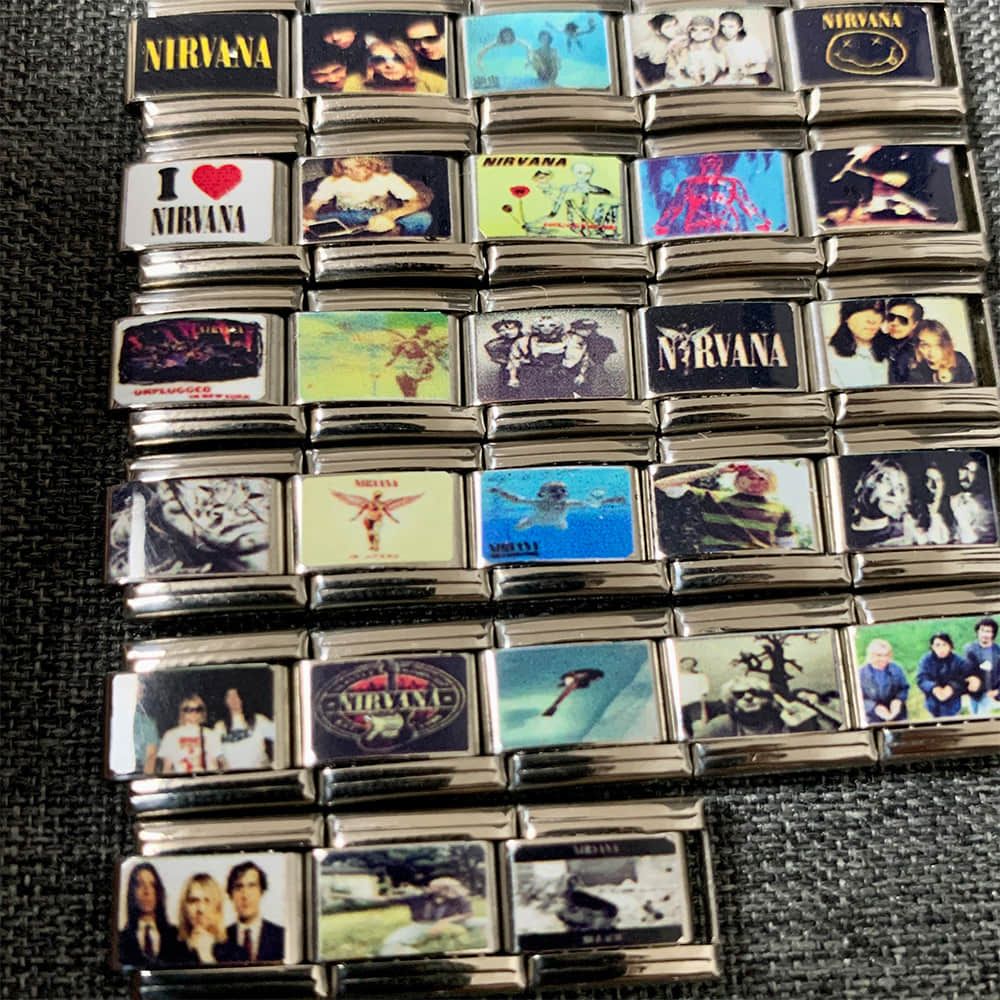 Nirvana Band Italian Bracelet