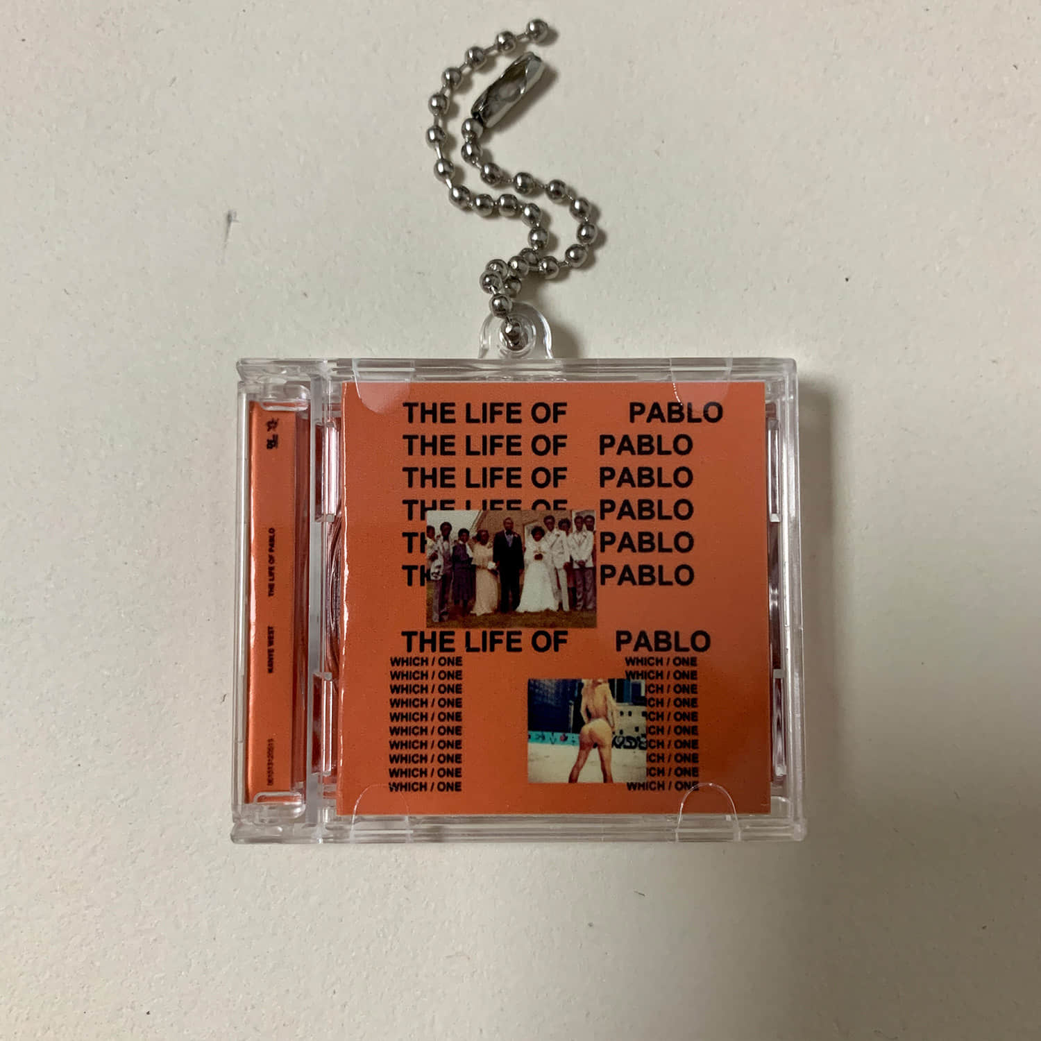 Kanye West Little CD Album Cover Keychains -Graduation - The Life Of Pablo