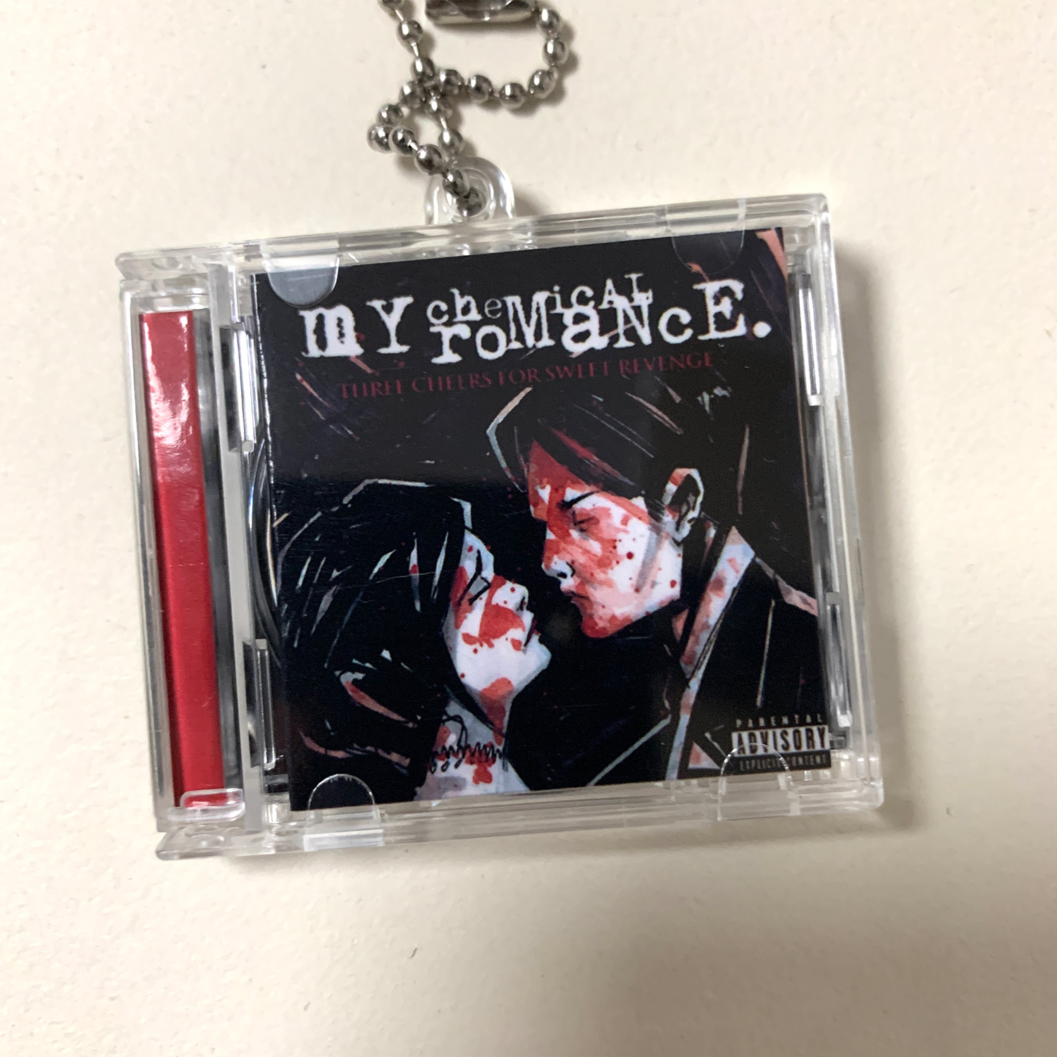 My Chemical Romance Little CD Album Cover Keychains  - The Black Parade