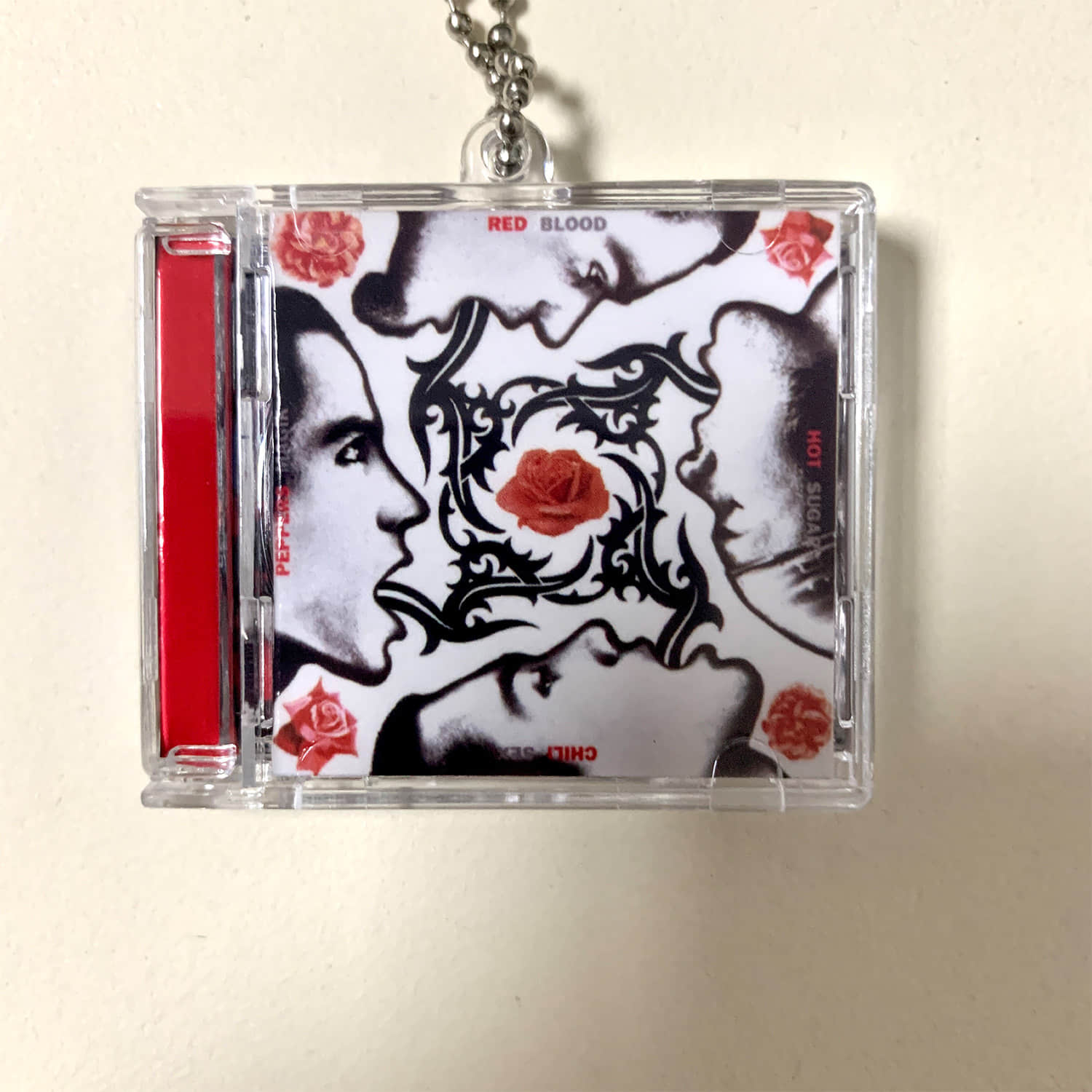 Red Hot Chili Peppers Little CD Album Cover Keychains - Blood Sugar Sex Magik
