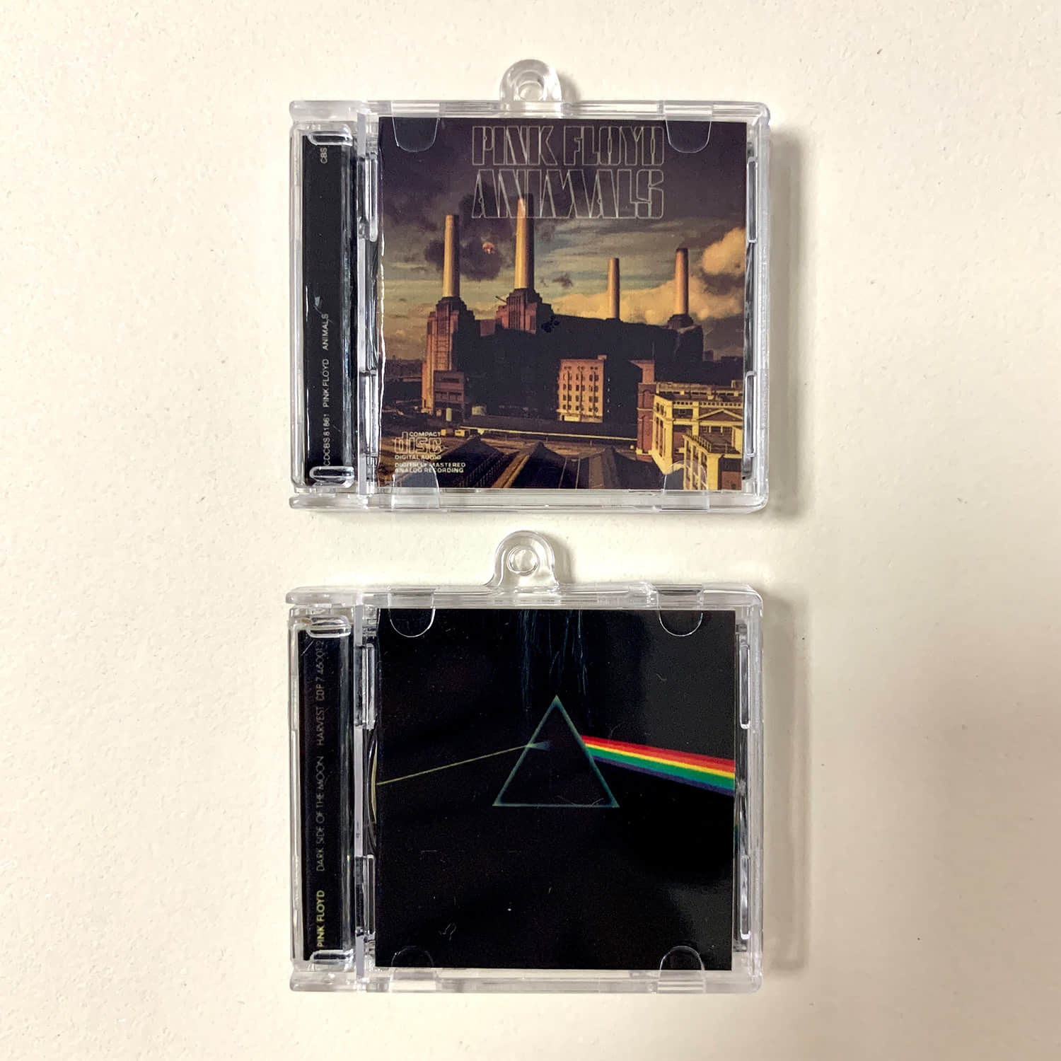 Pink Floyd Little CD Album Cover Keychains - The Dark Side Of The Moon